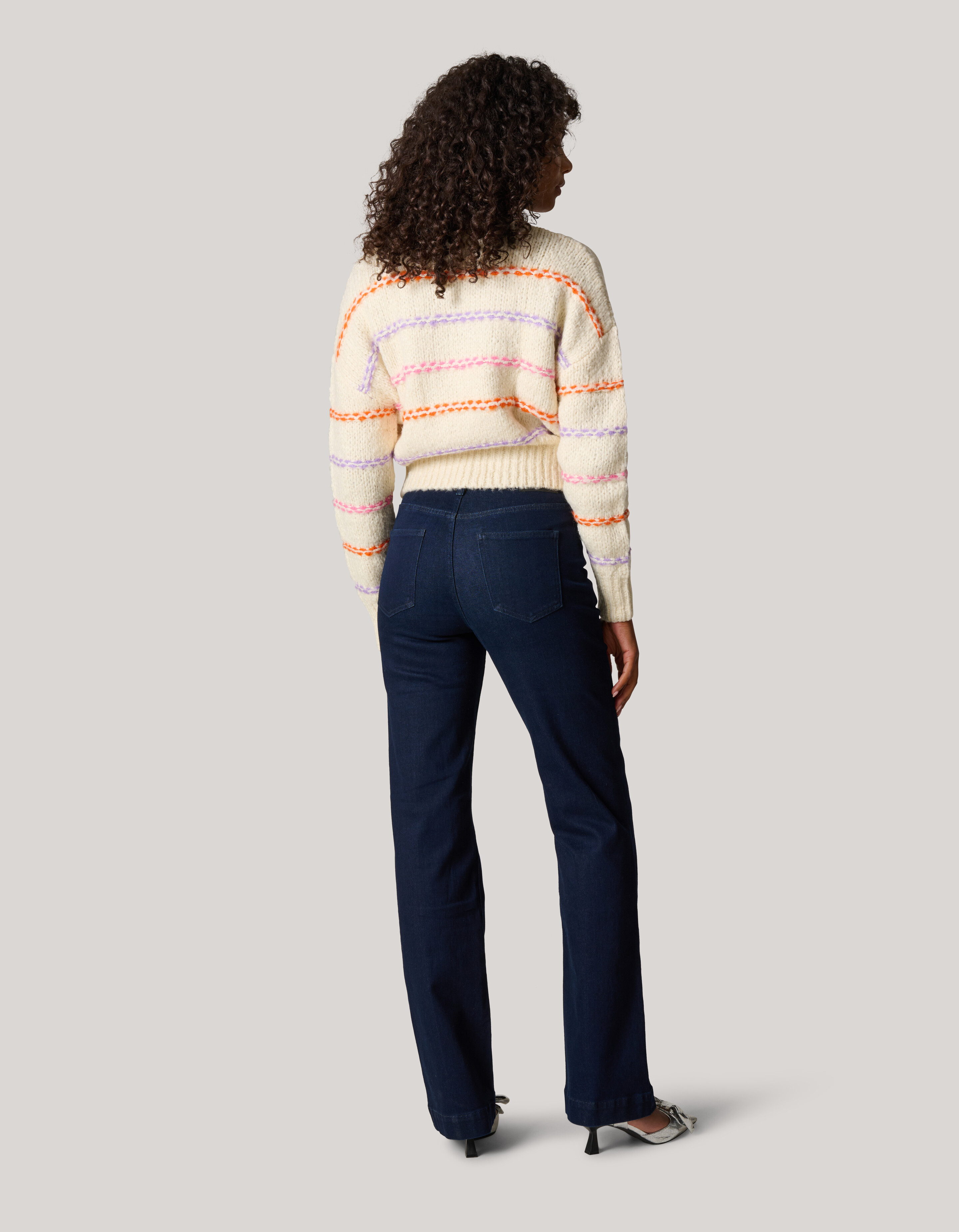 Flared Fit Jeans Dunkelblau SHOEBY WOMEN