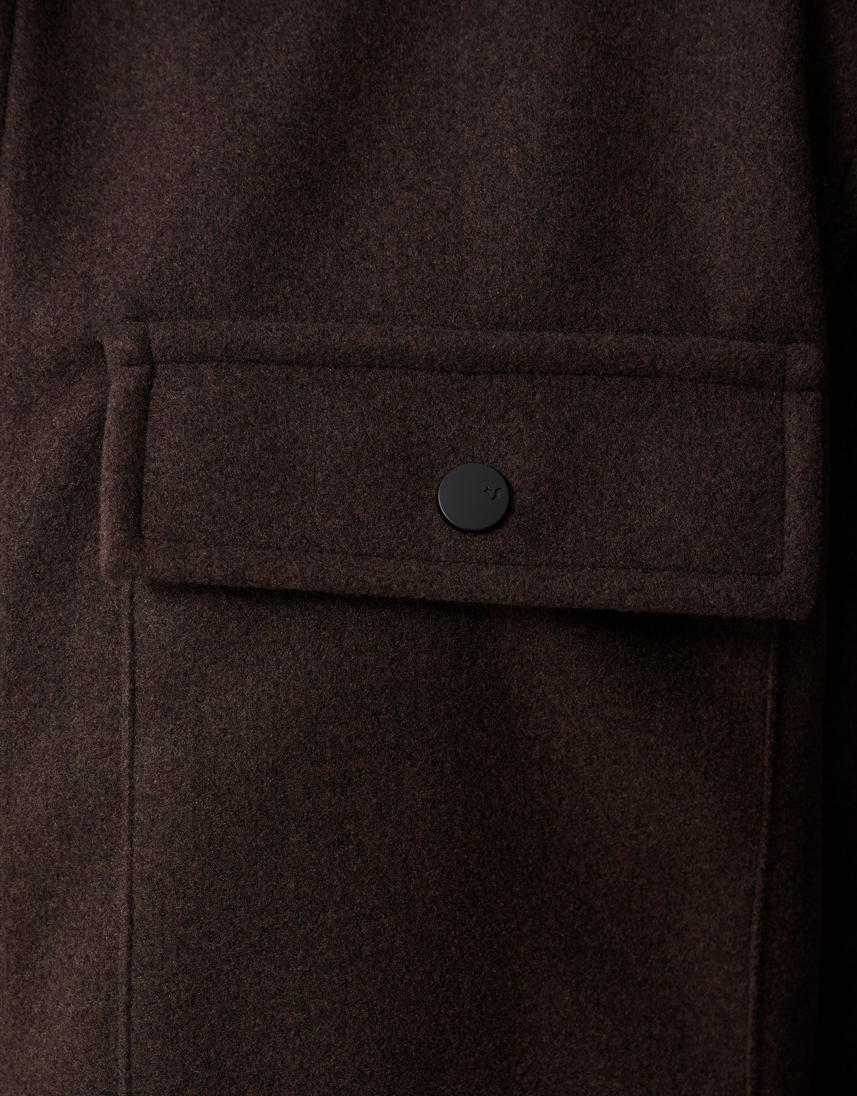 Soft Zip Overshirt Dunkelbraun SHOEBY MEN