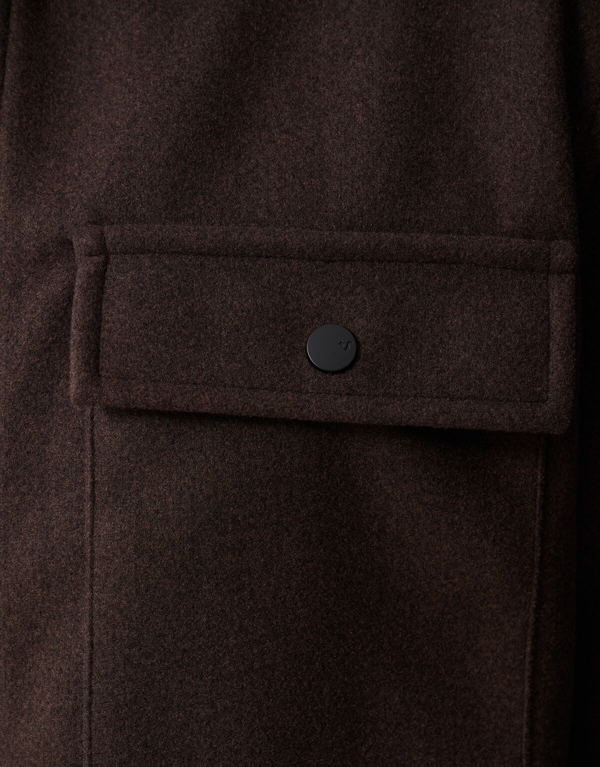 Soft Zip Overshirt Dunkelbraun SHOEBY MEN