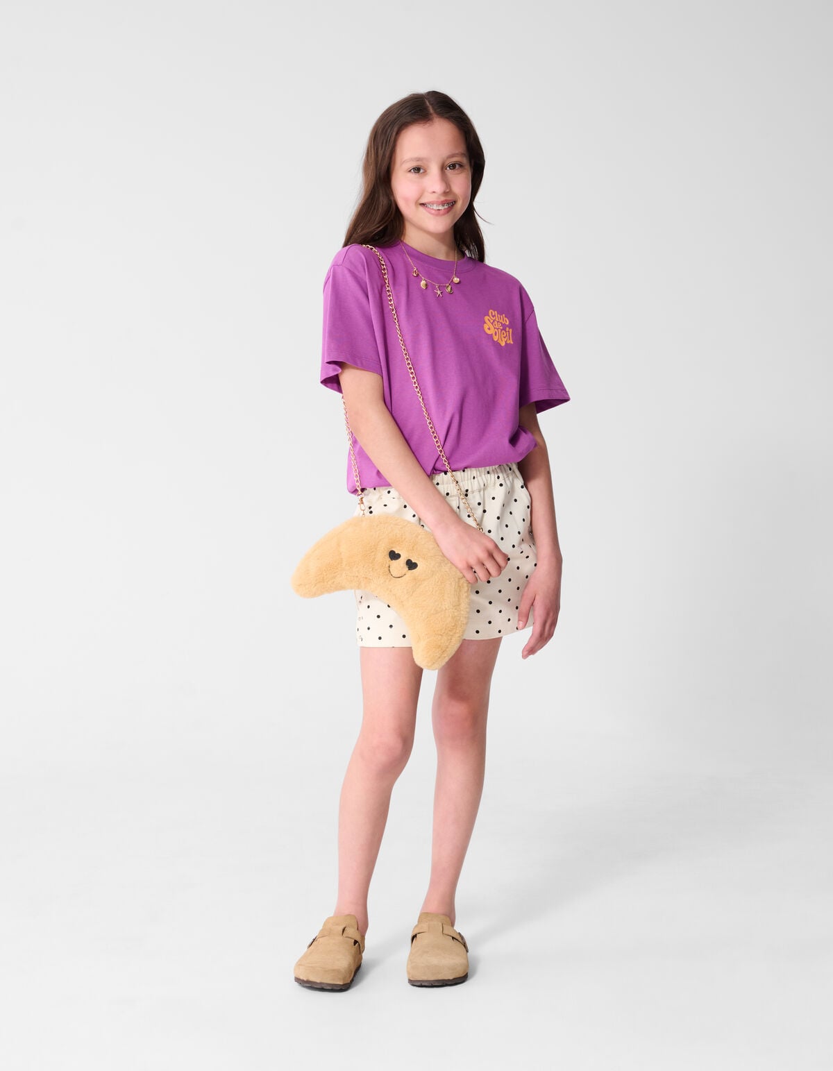 Relaxed Fit Artwork T-Shirt Lila SHOEBY GIRLS