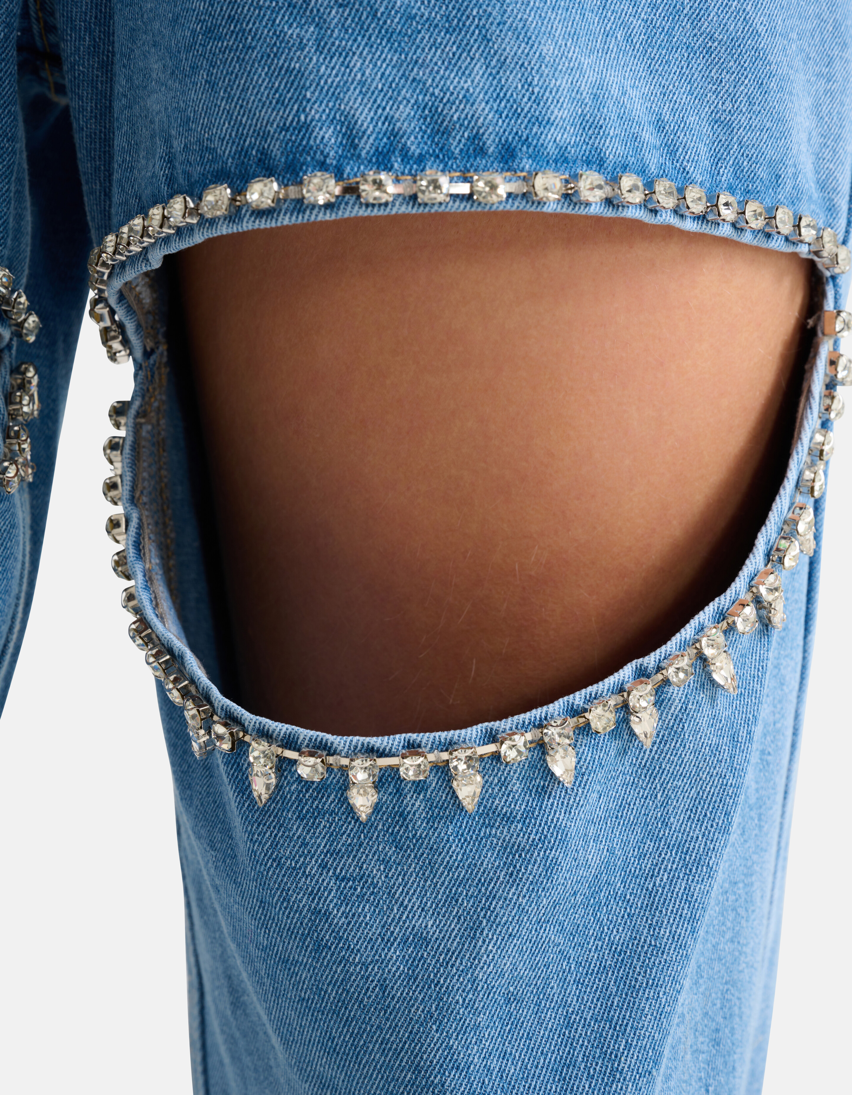 Cut Out Loose Fit Jeans Mediumstone SHOEBY WOMEN