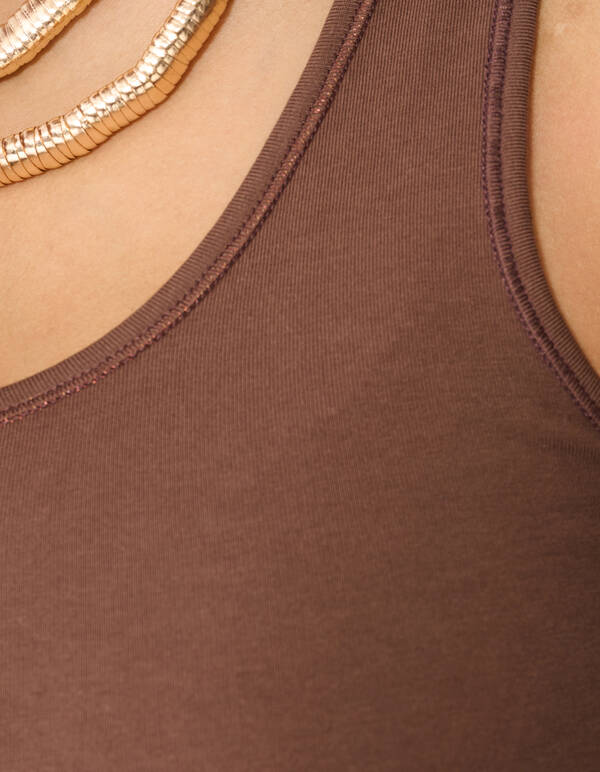 Basic Tanktop Hellbraun SHOEBY WOMEN