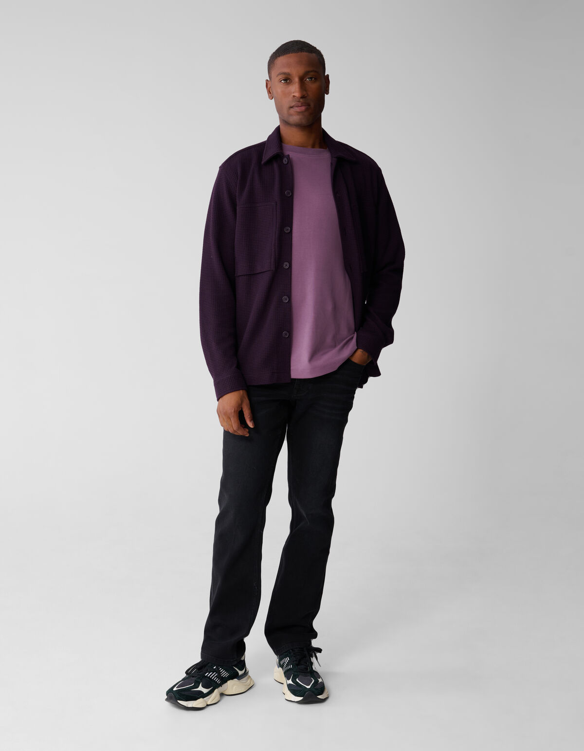 Straight Fit Jeans Dunkelgrau SHOEBY MEN