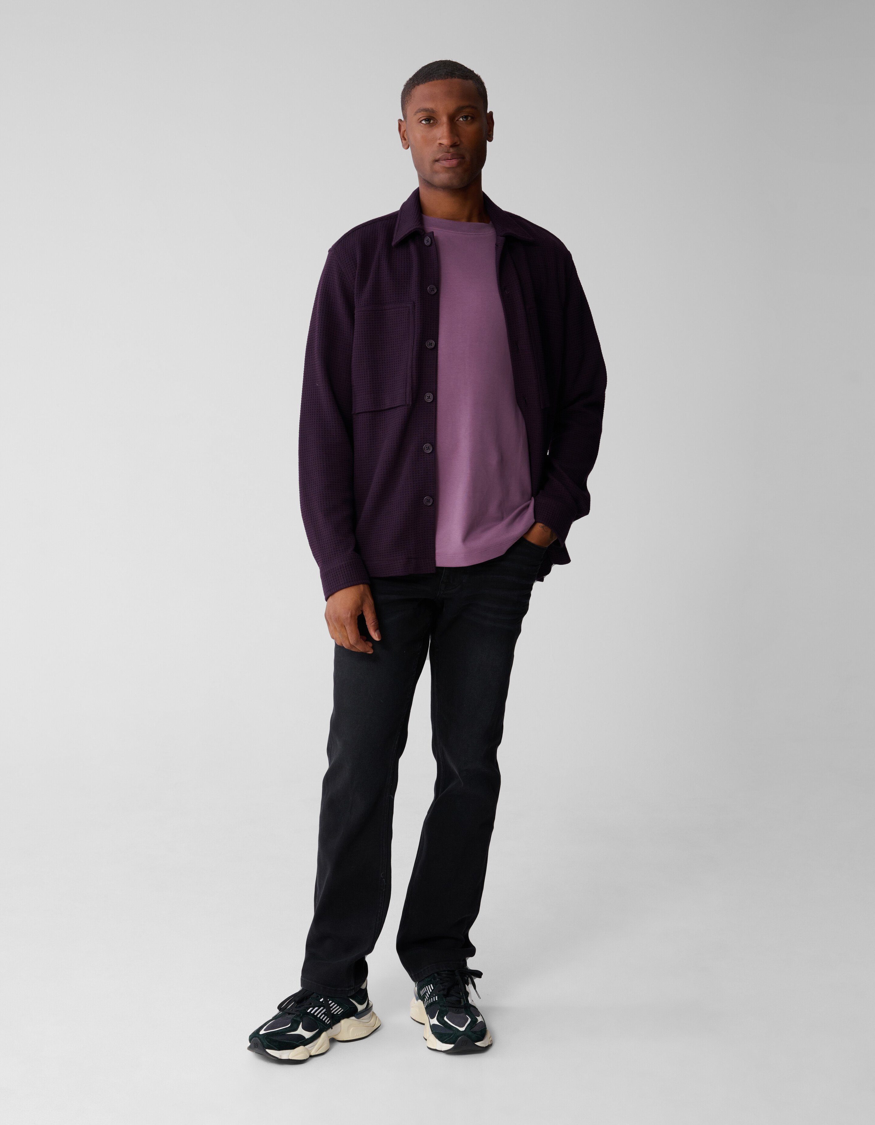 Straight Fit Jeans Dunkelgrau SHOEBY MEN