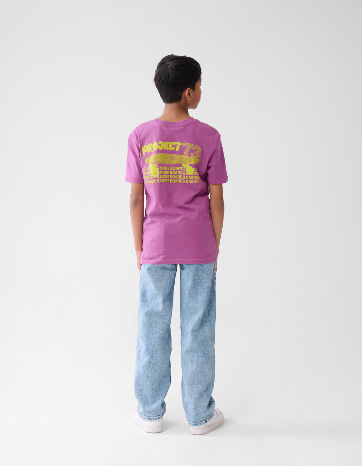 Text-T-Shirt Lila SHOEBY BOYS