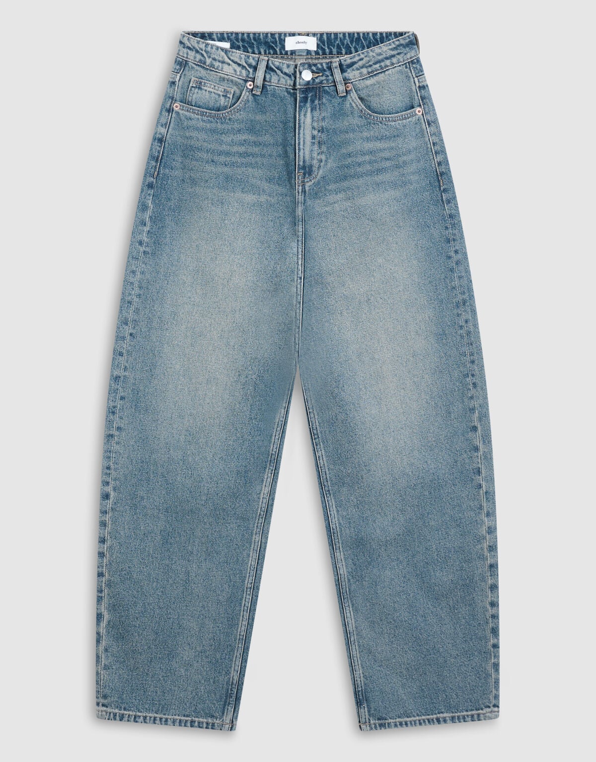 Baggy-Fit-Jeans mit Farbton Dunkelblau SHOEBY WOMEN