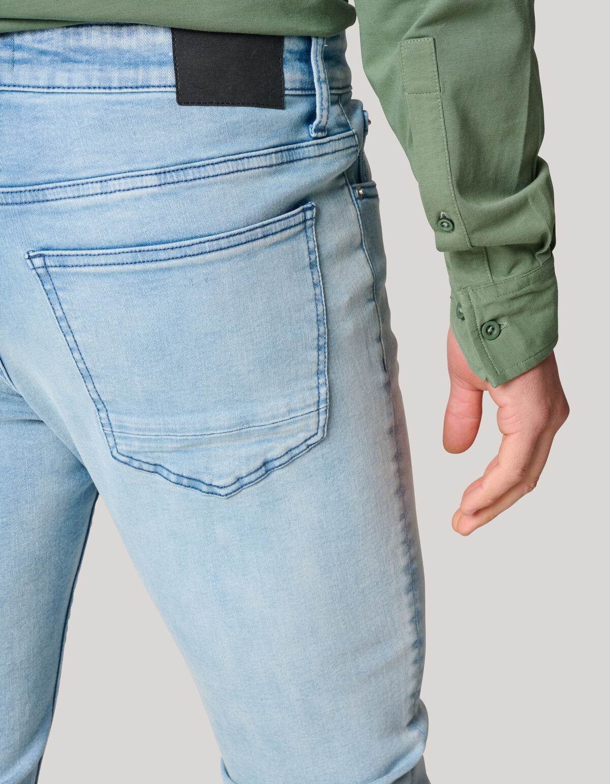 Slim Fit Jeans Lichtblauw L32 SHOEBY MEN