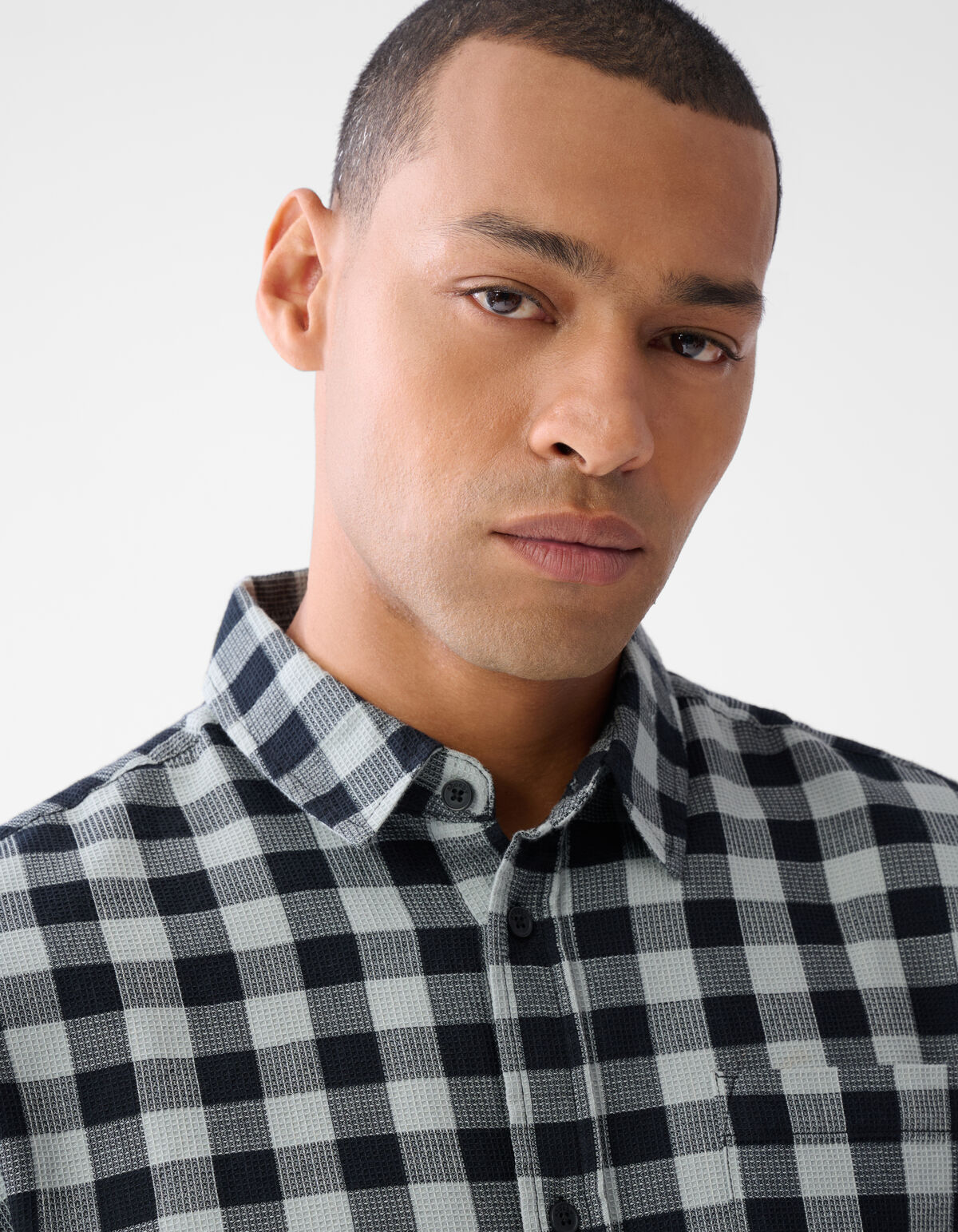 Blocked Shirt Schwarz SHOEBY MEN