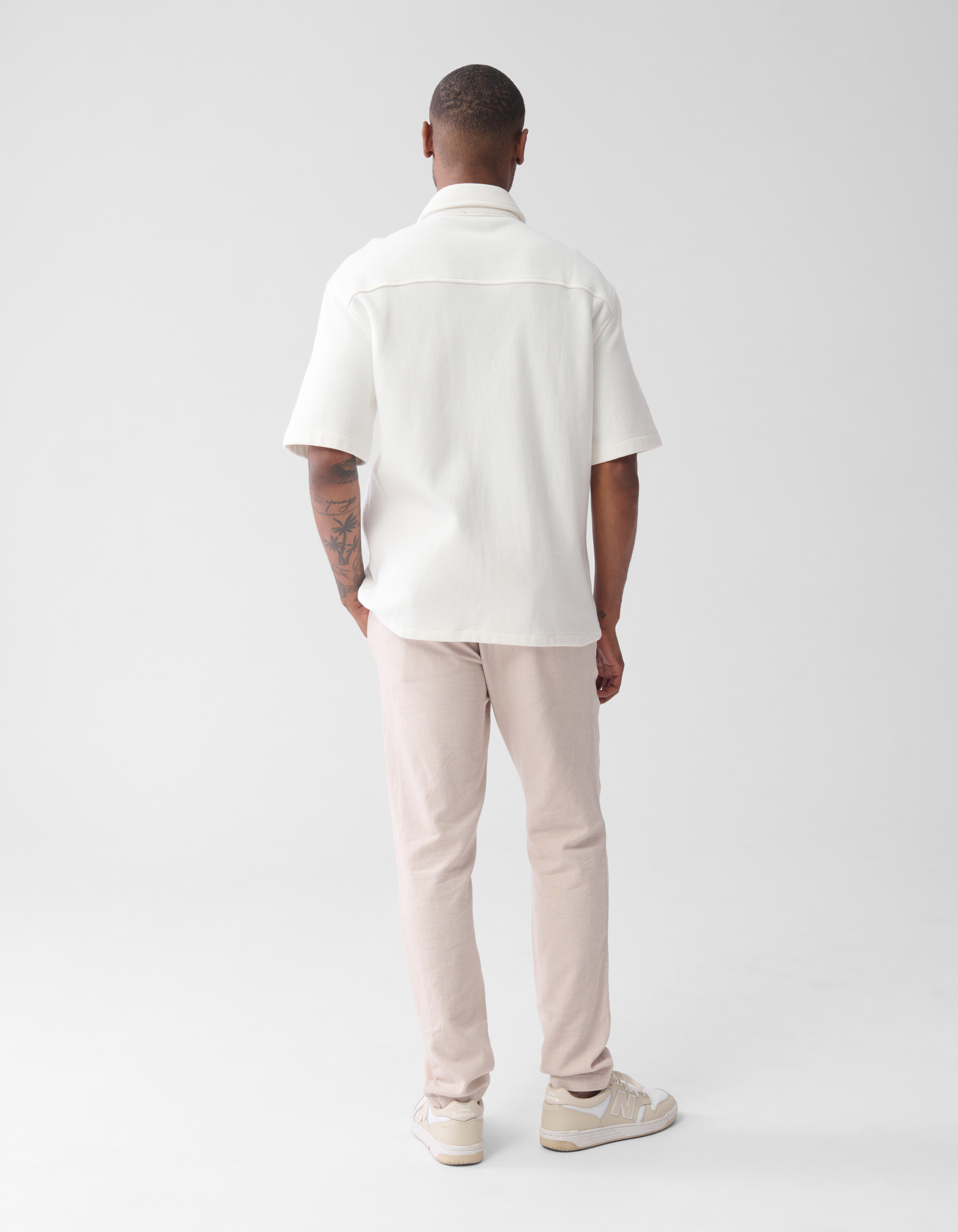 Piqué-Überhemd Off White SHOEBY MEN