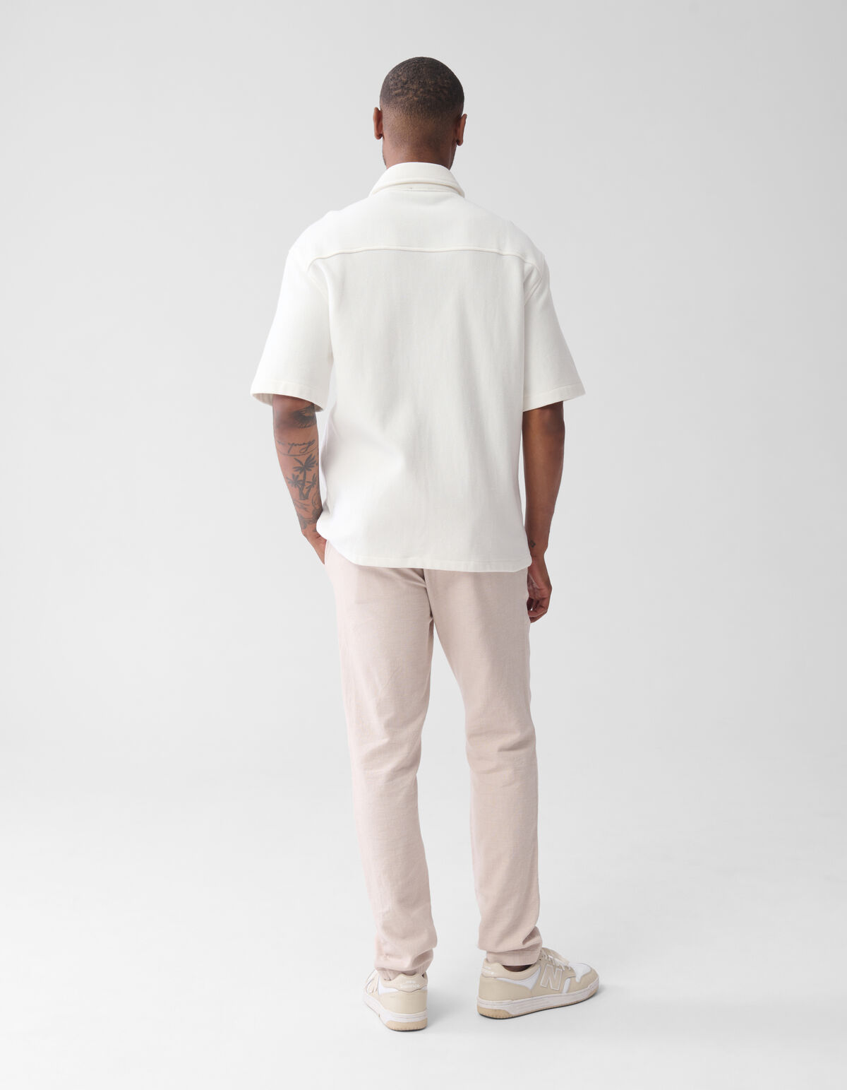 Piqué-Überhemd Off White SHOEBY MEN