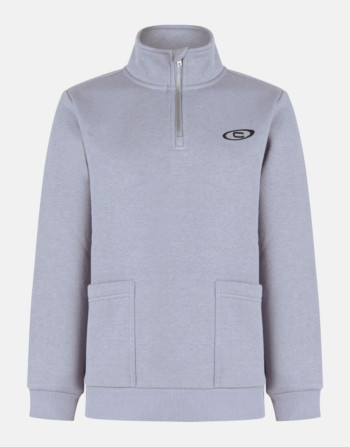 Pullover mit halbem Reißverschluss Grau SHOEBY BOYS