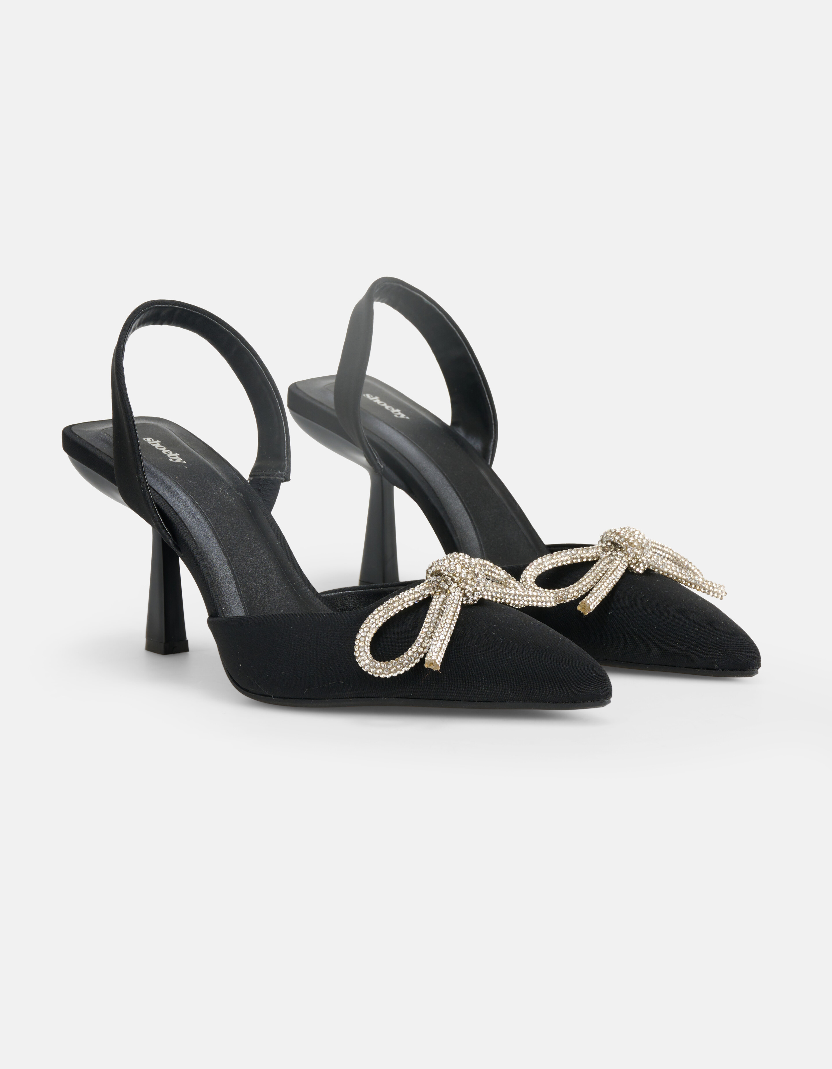 Strass-Schleife Heels SHOEBY SHOES