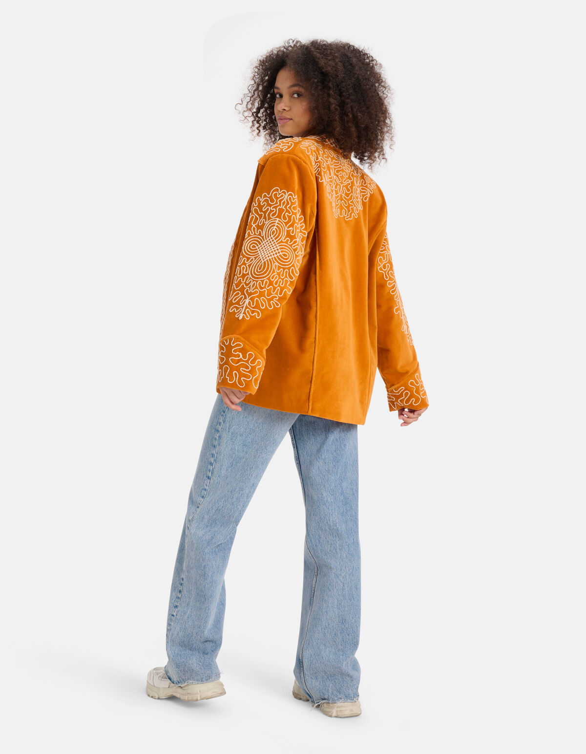 Samtjacke Orange SHOEBY WOMEN