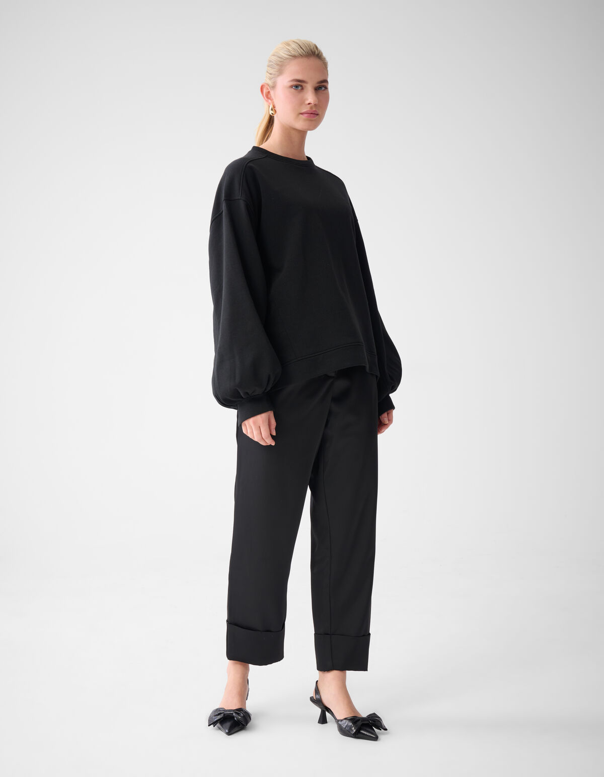 Satinhose Schwarz von Lonneke SHOEBY WOMEN