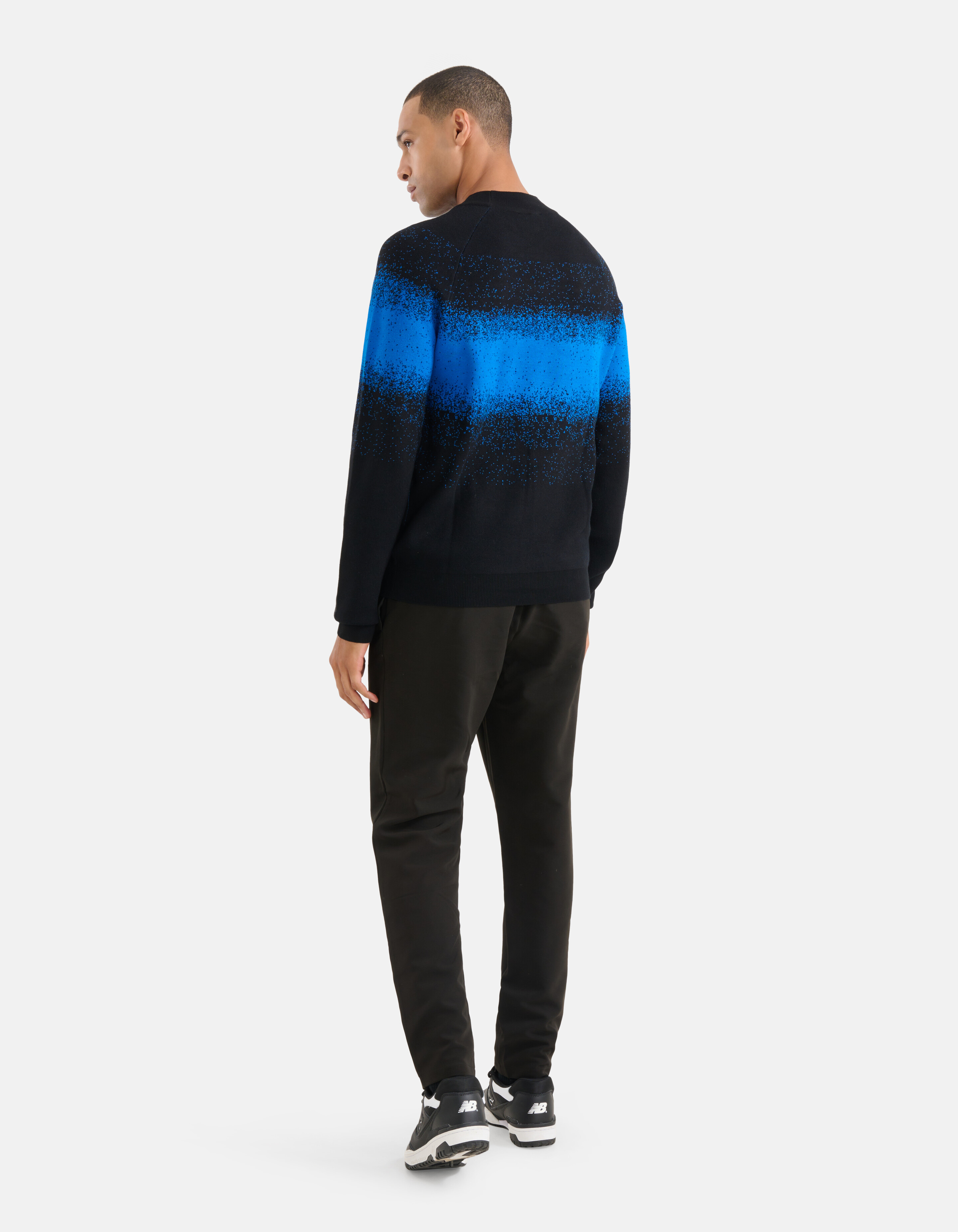 Farbverlaufspullover Blau SHOEBY MEN