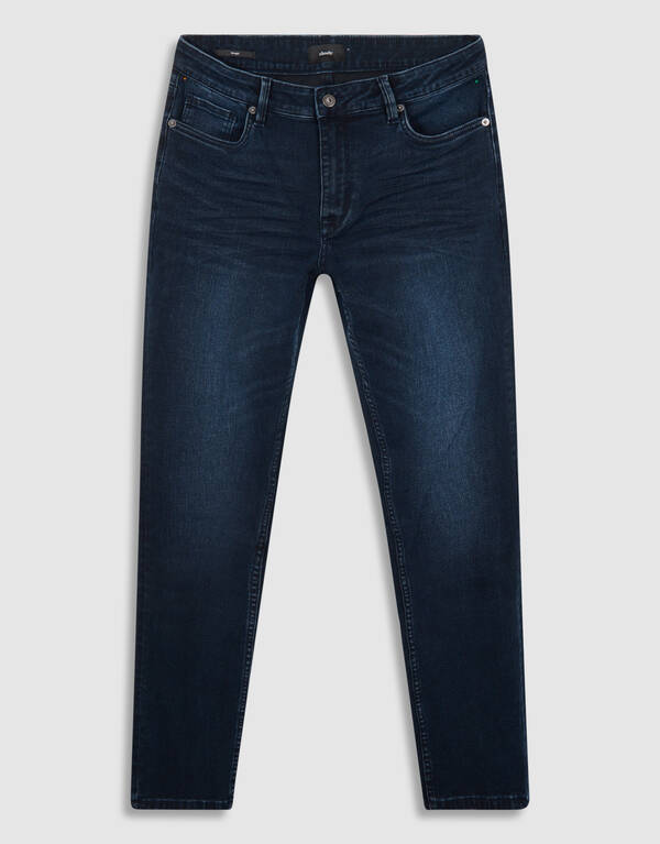 Straight Fit Jeans Blau/Schwarz L32 SHOEBY MEN