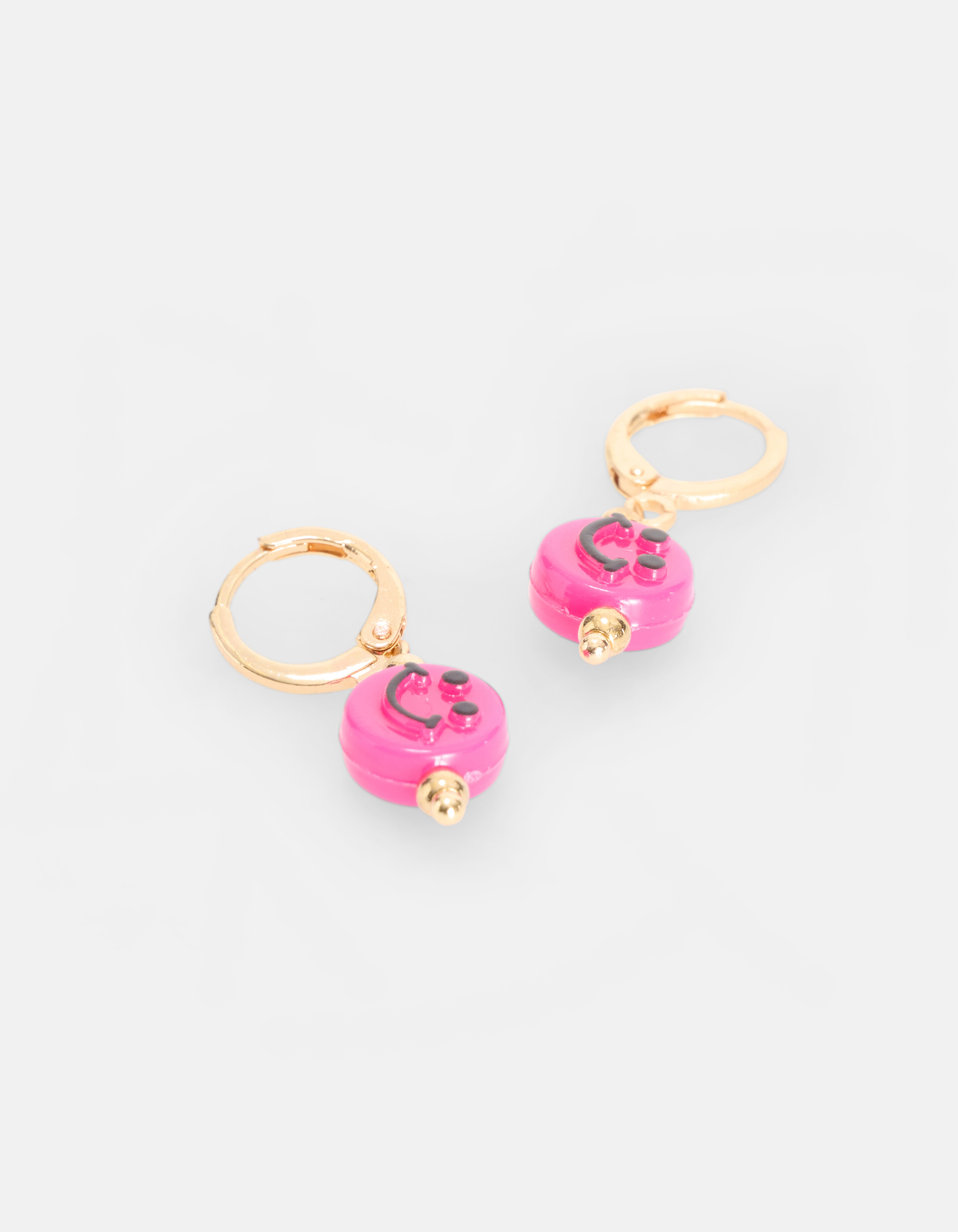 Ohrringe mit Smiley Rosa SHOEBY ACCESSOIRES