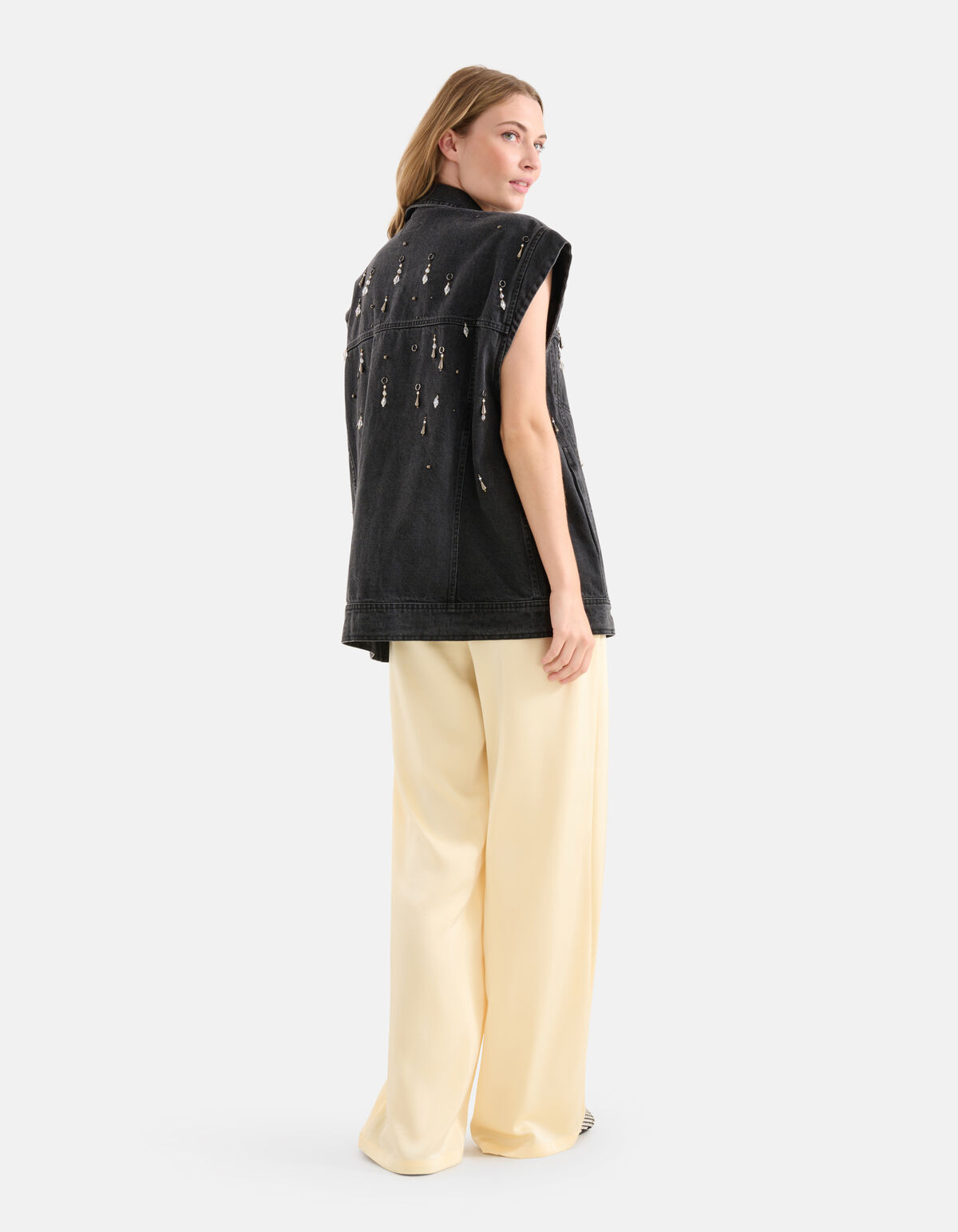 Rocky Denim Gilet Grau SHOEBY WOMEN