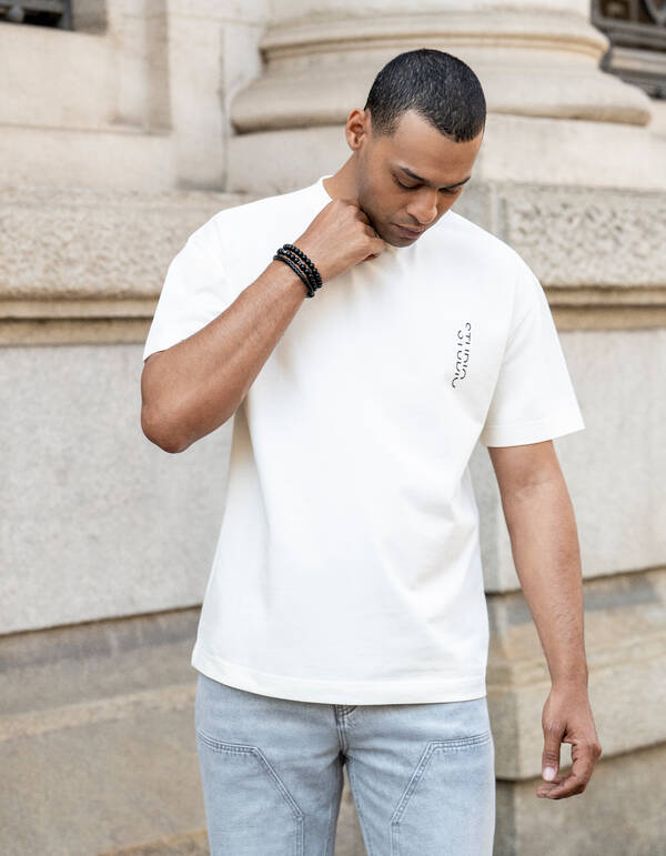 Text Artwork T-shirt Off White SHOEBY MEN