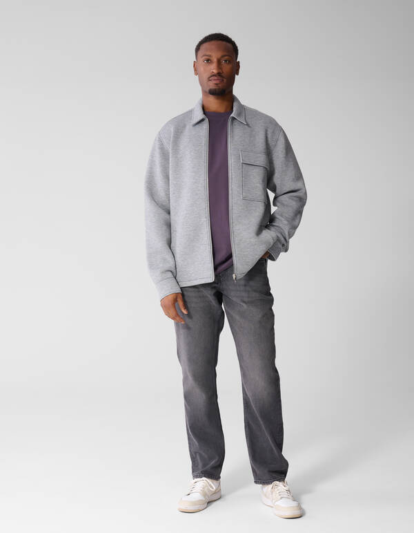 Scuba-Overshirt Hellgrau SHOEBY MEN