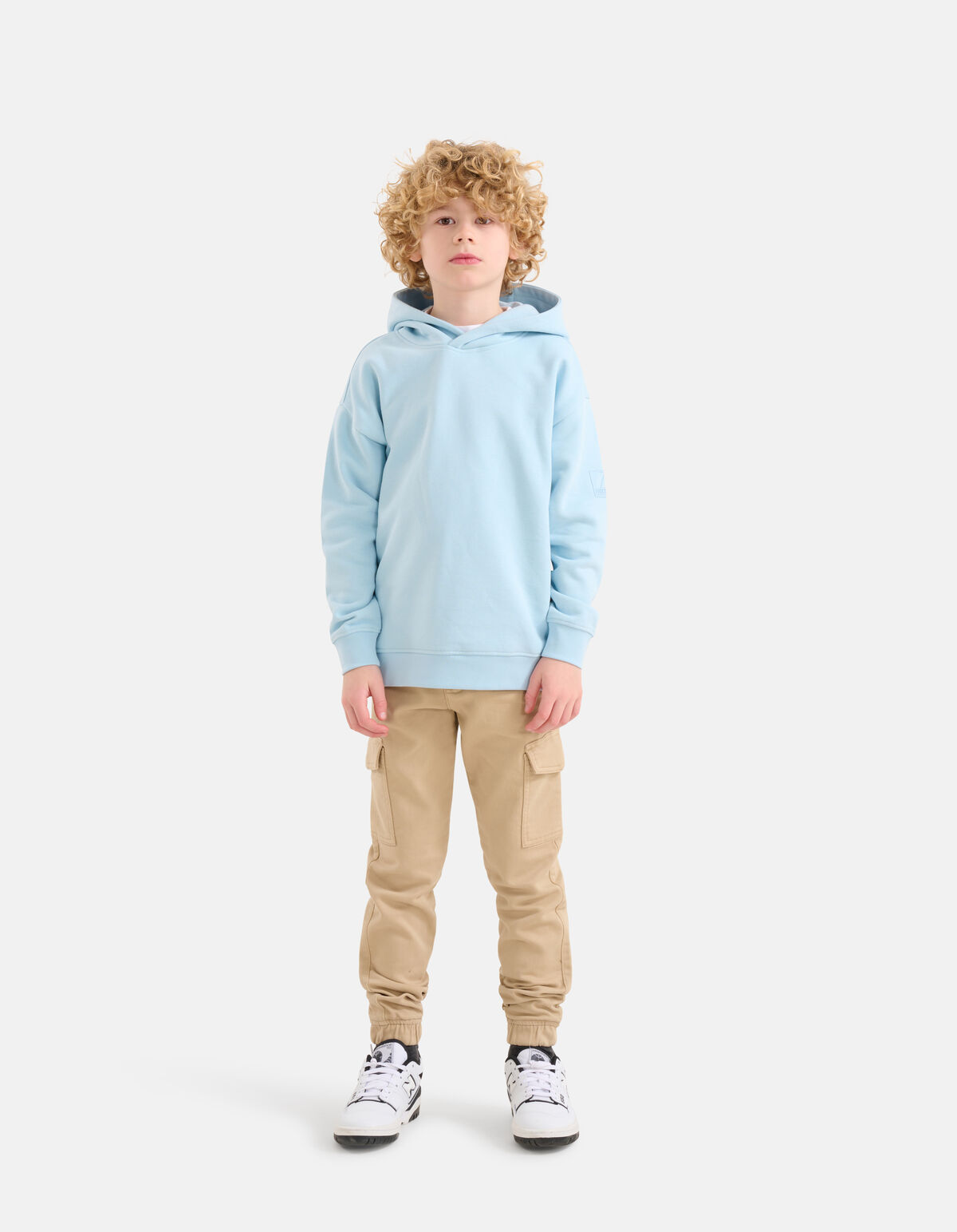 Basic Hoodie Hellblau SHOEBY BOYS