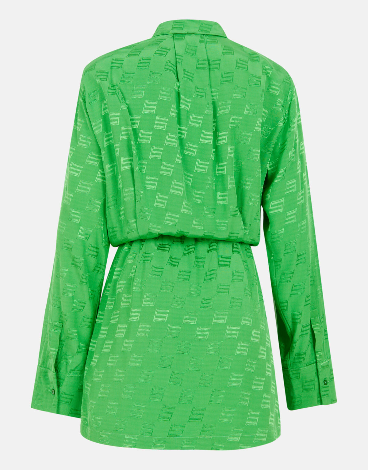 Jacquard Jurk Groen SHOEBY WOMEN