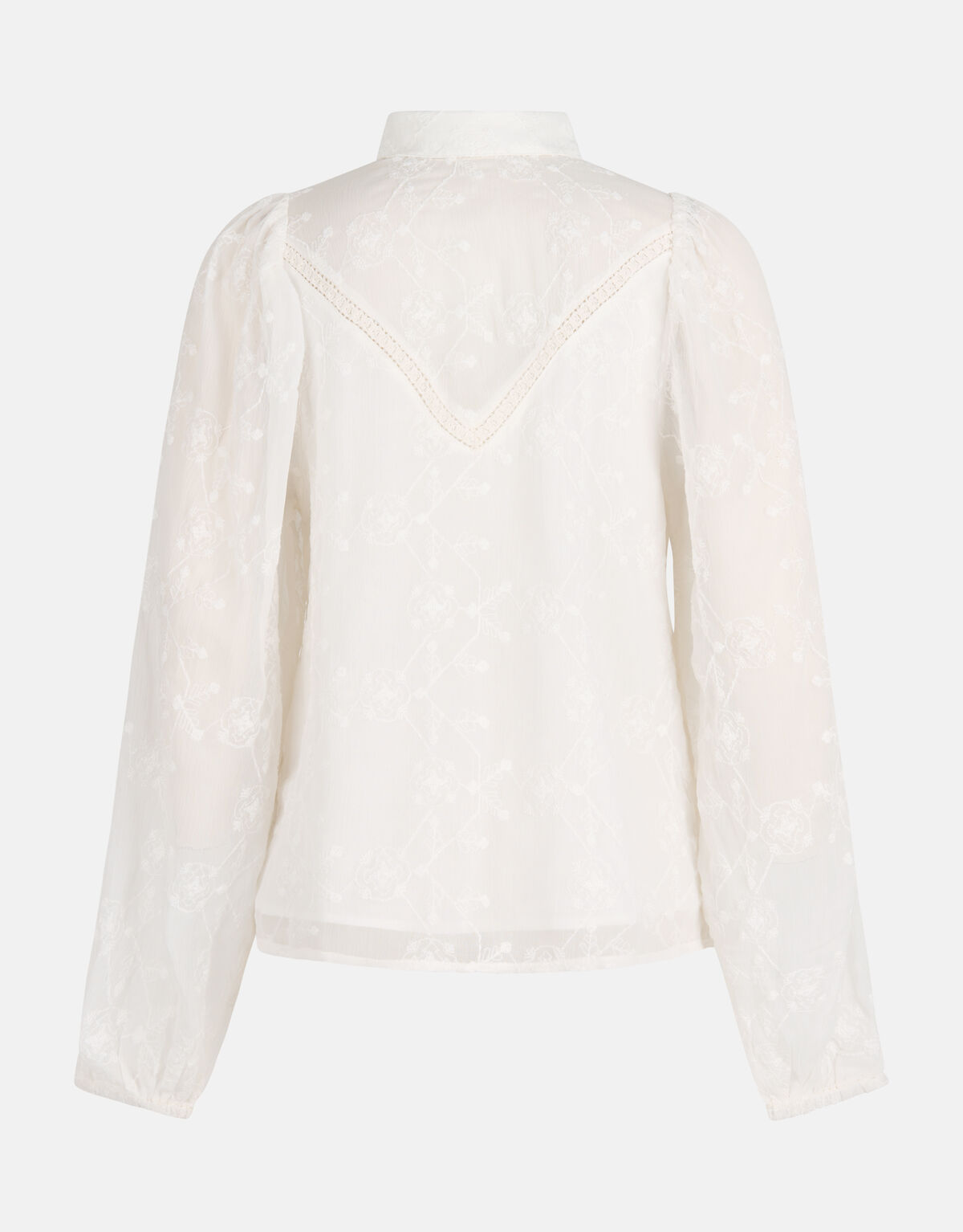 Bestickte Bluse Off White SHOEBY WOMEN