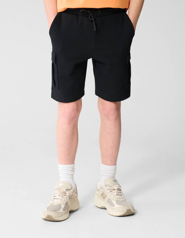 Cargo-Shorts Schwarz SHOEBY BOYS
