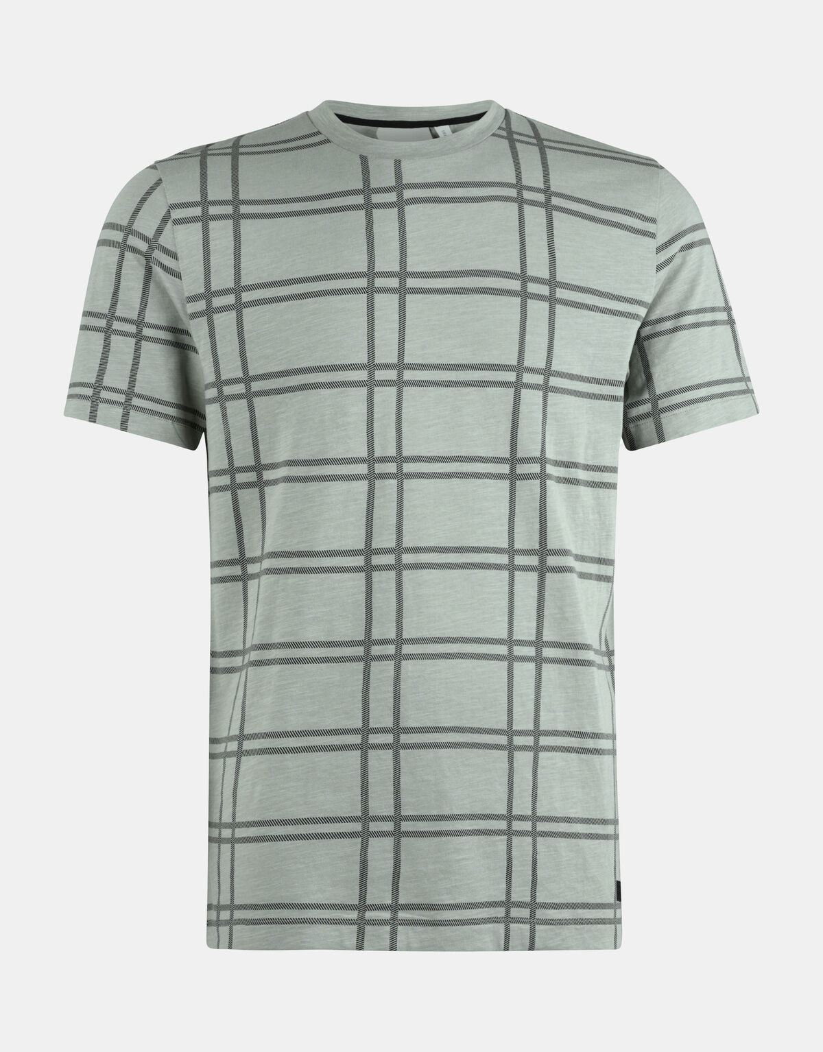 T-Shirt mit Karodruck REFILL