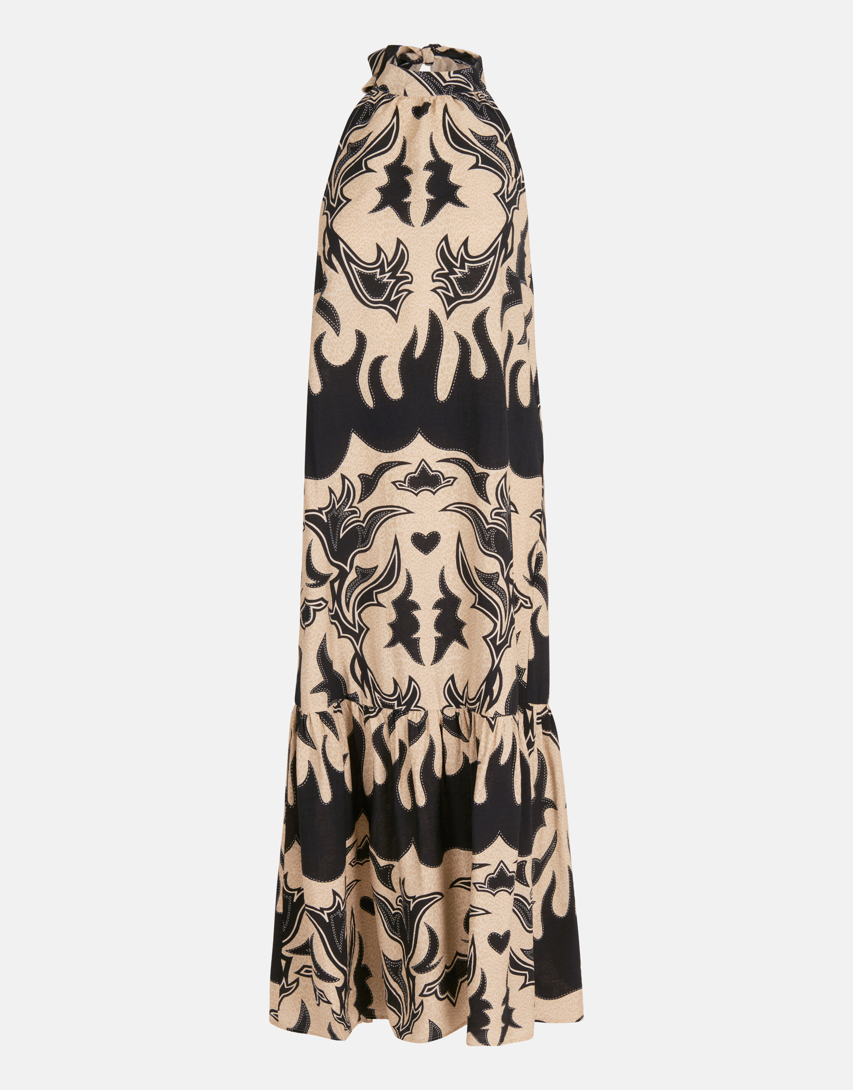 Artwork Trägerkleid Schwarz/Beige SHOEBY WOMEN
