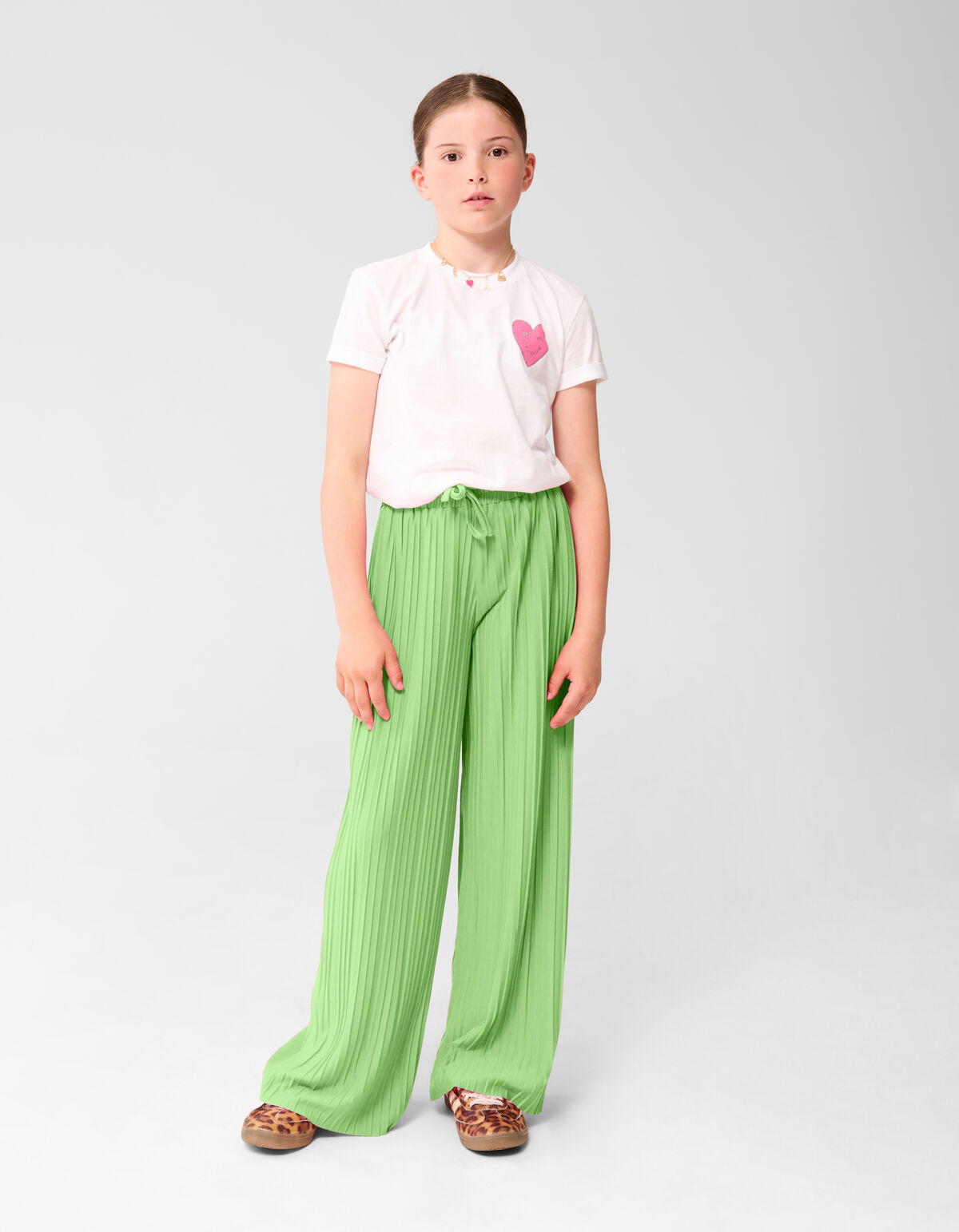 Plisseehose hellgrün SHOEBY GIRLS