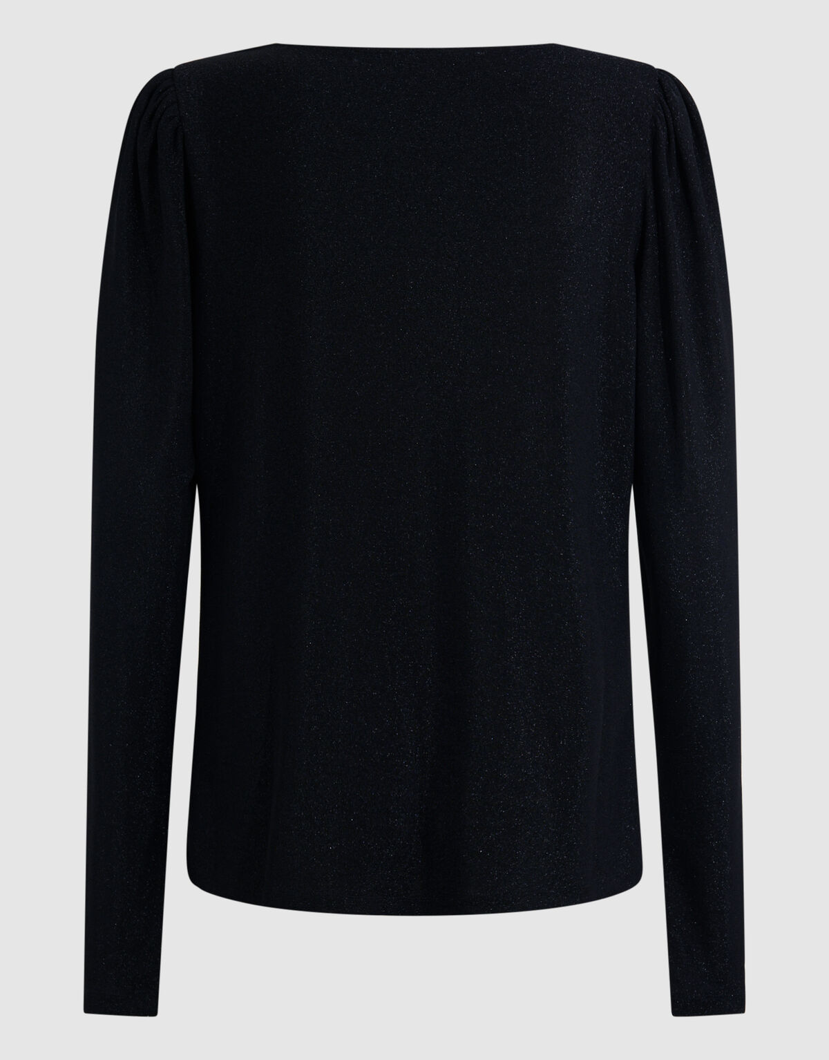 Glitzer-Drapiertes Top Schwarz SHOEBY WOMEN