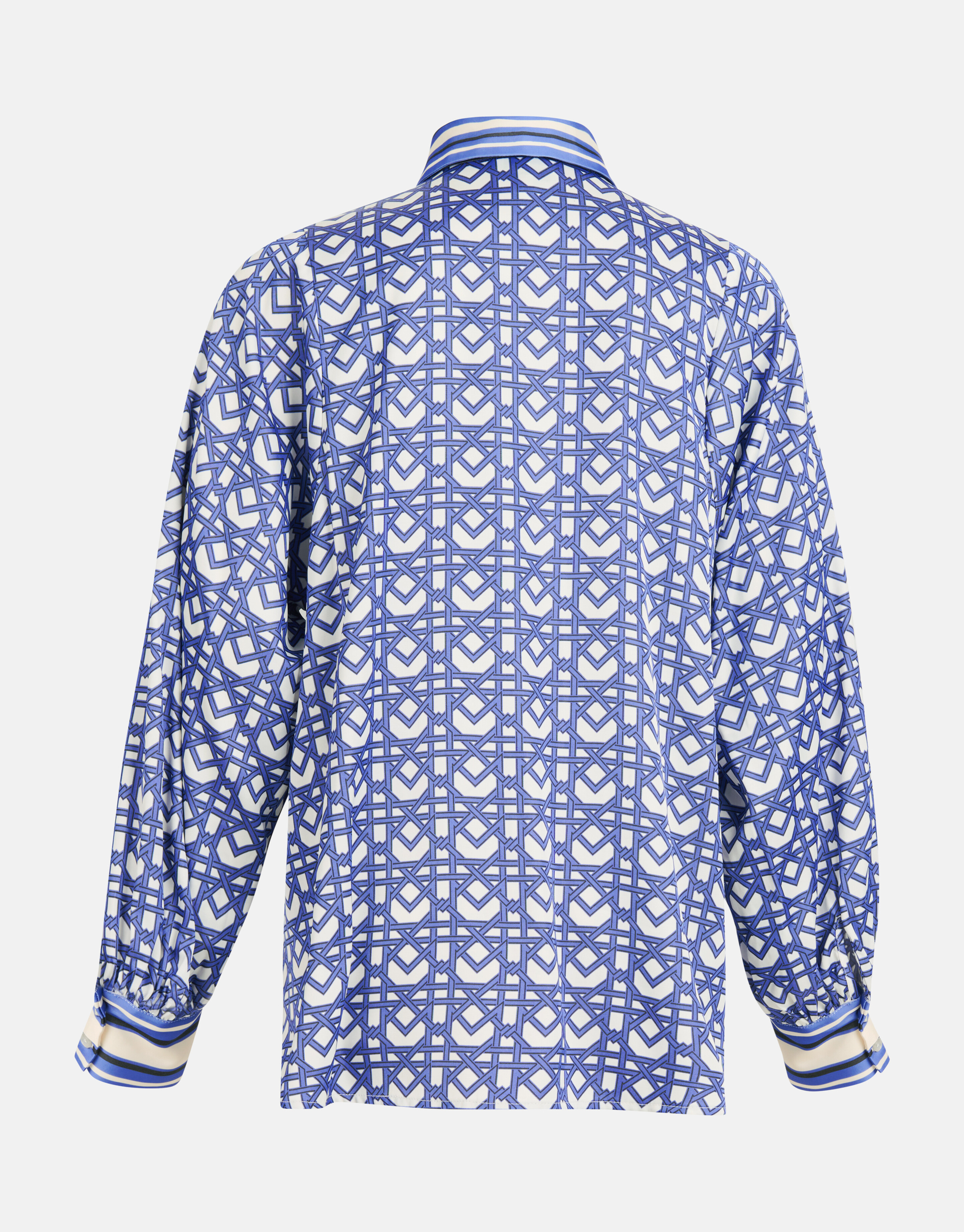 Grafik-Retro-Bluse Lila SHOEBY WOMEN