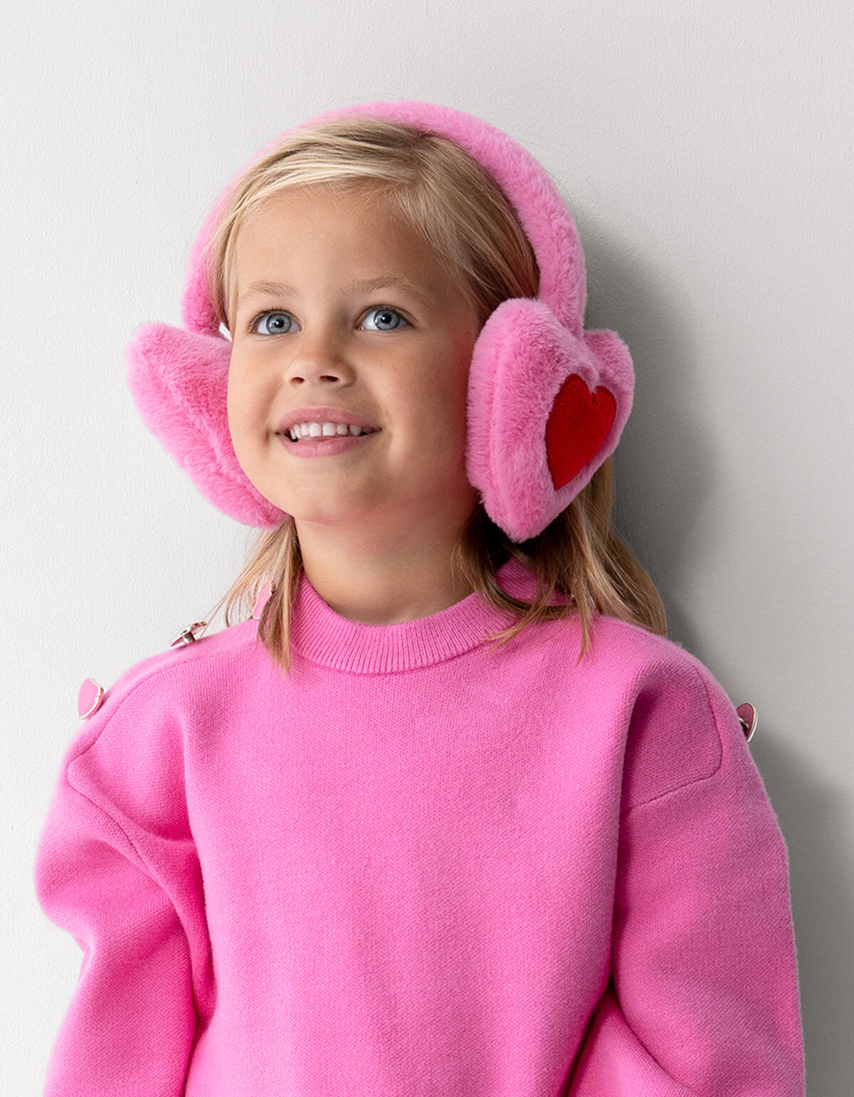 Heart Ohrwärmer Rosa SHOEBY ACCESSOIRES