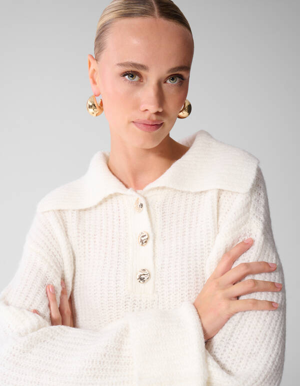 Bulky Big Hoop Ohrringe Gold SHOEBY ACCESSOIRES