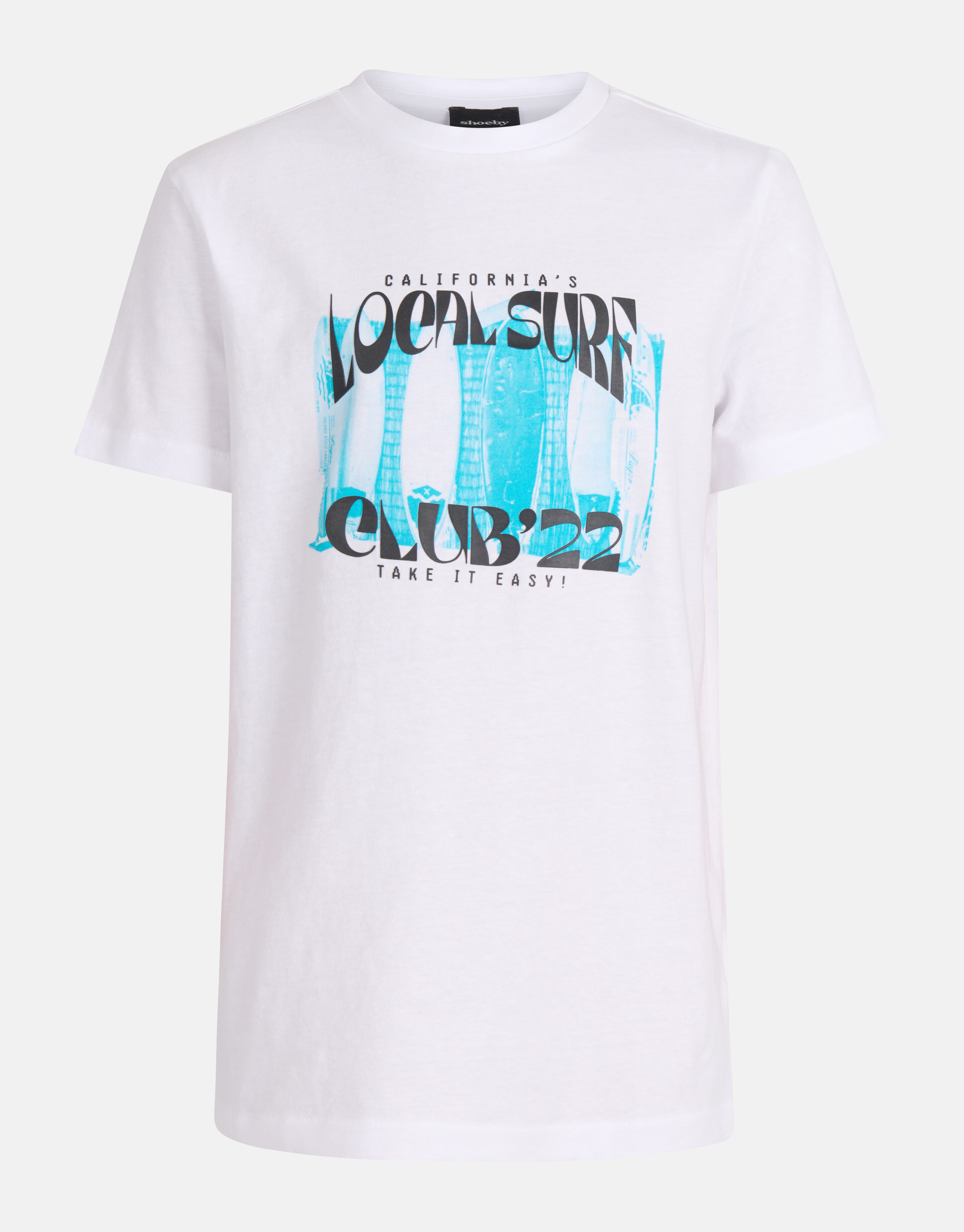 Print-T-Shirt Weiß SHOEBY BOYS