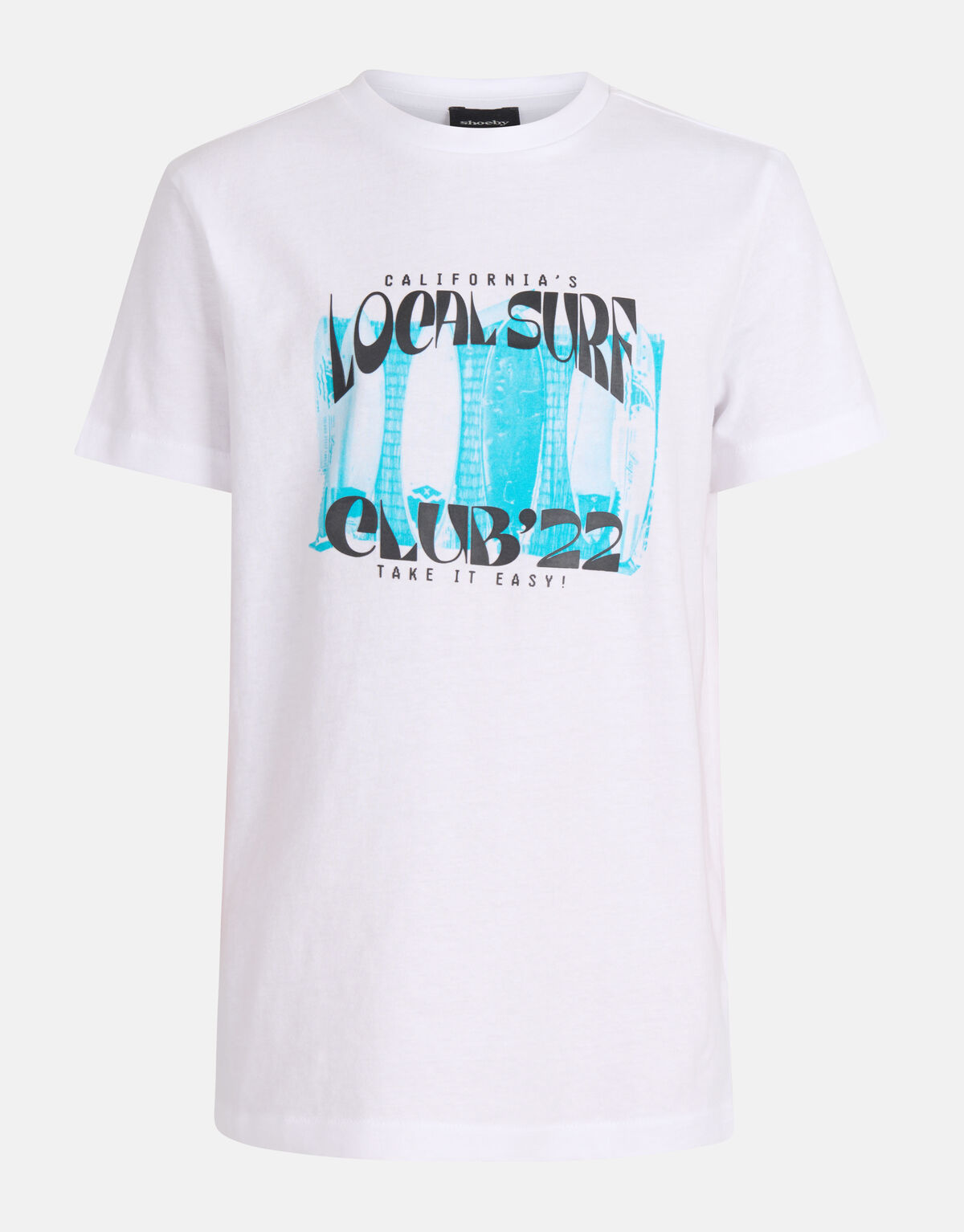 Print-T-Shirt Weiß SHOEBY BOYS
