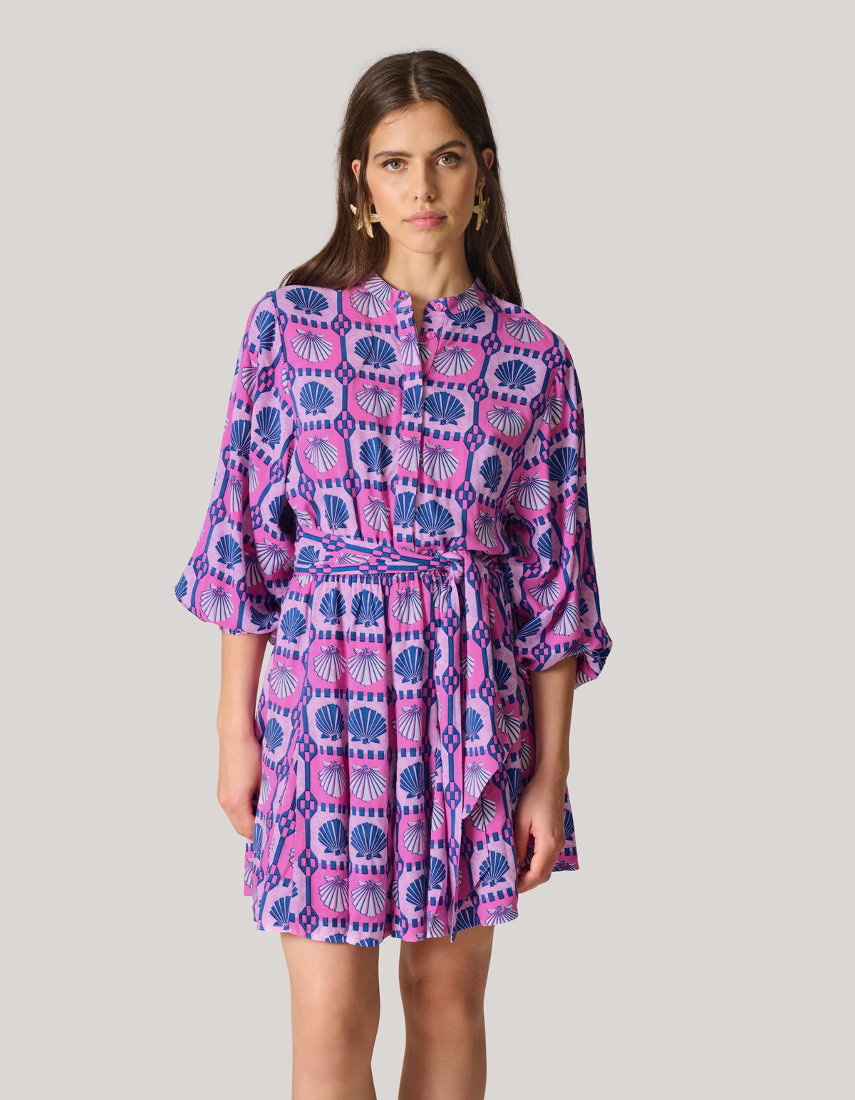 Bedrucktes Minikleid Rosa SHOEBY WOMEN