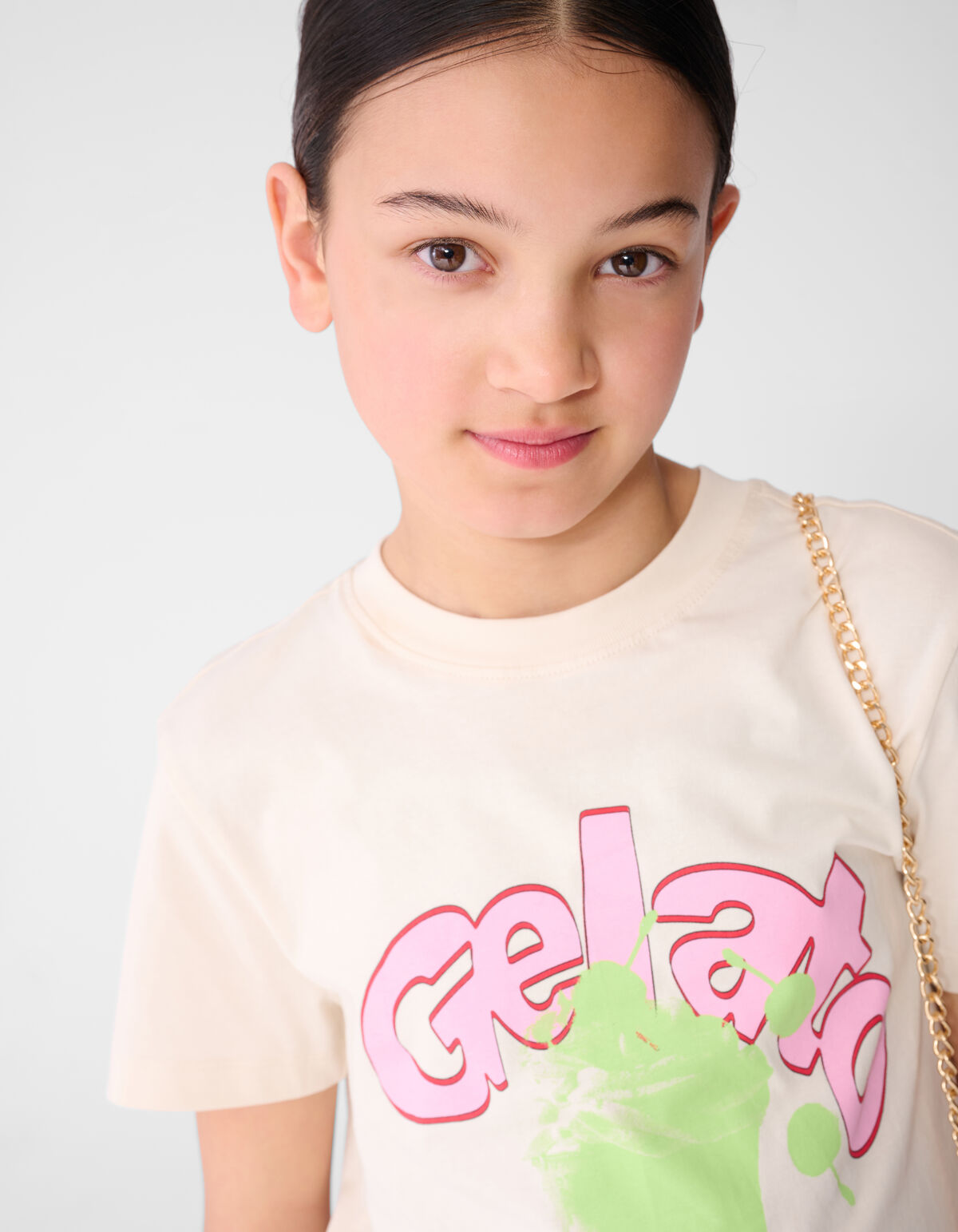 Gelato Artwork T-Shirt Gebrochen Wei&szlig; SHOEBY GIRLS