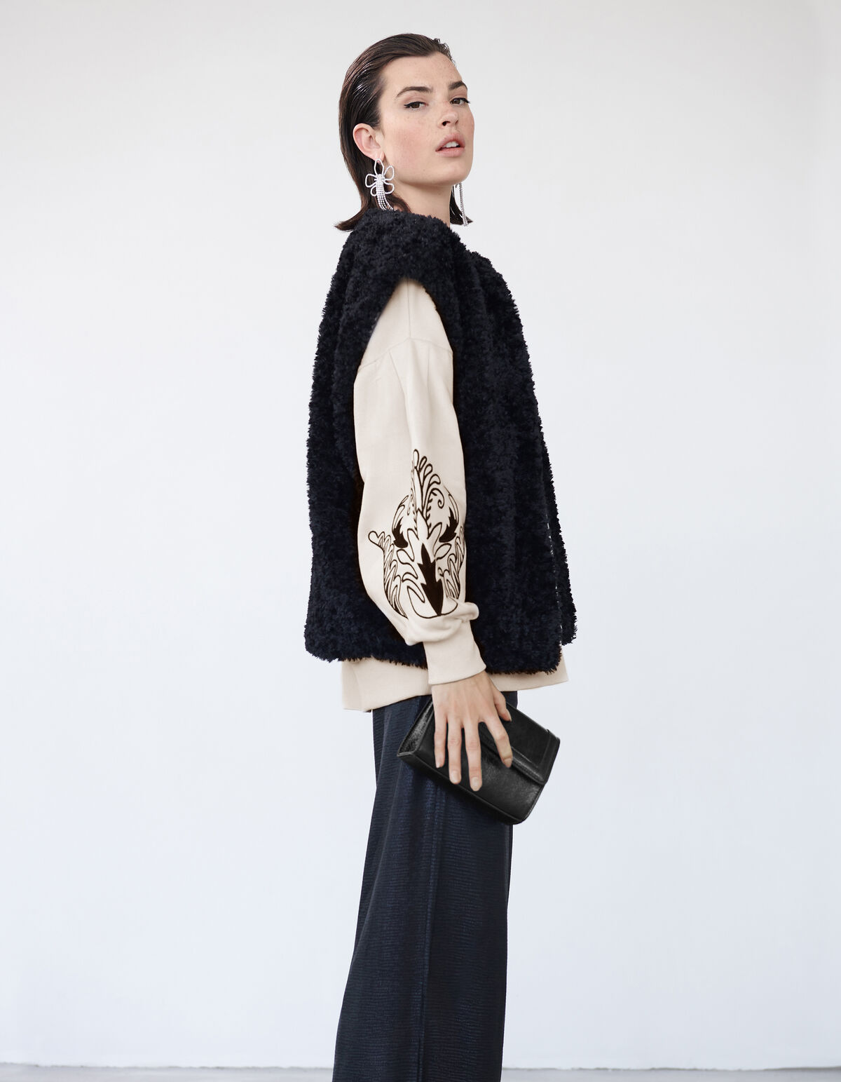 Pullover mit Stickerei Off White SHOEBY WOMEN