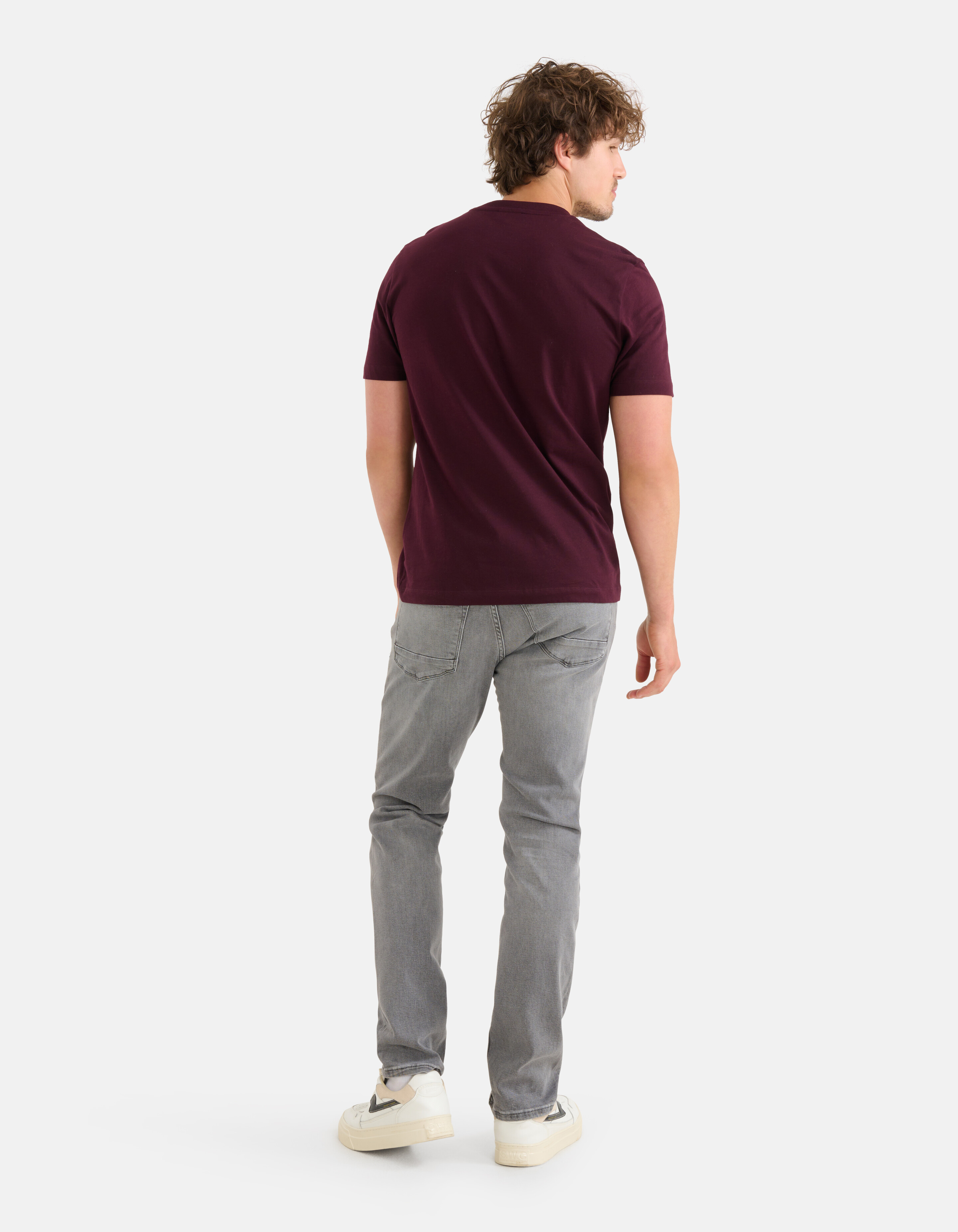 Kunstwerk T-shirt Bordeaux SHOEBY MEN