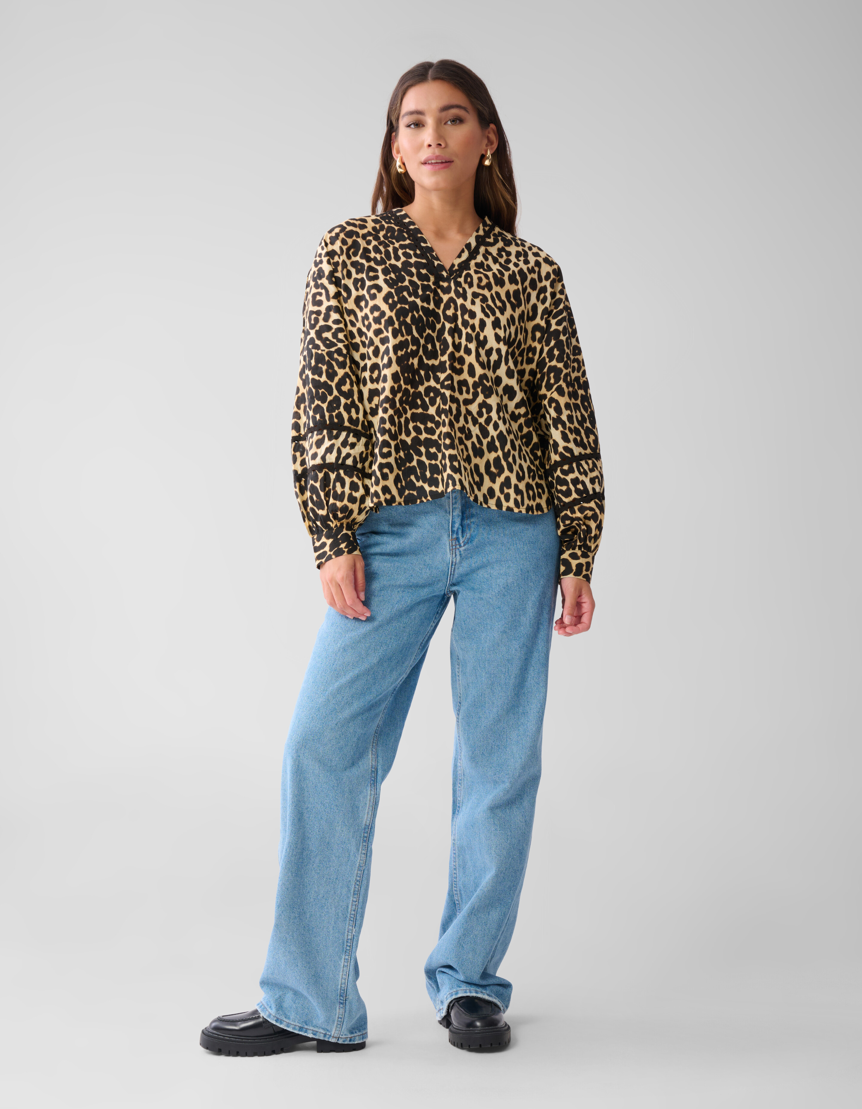 Leopardenband-Bluse Bruin SHOEBY WOMEN