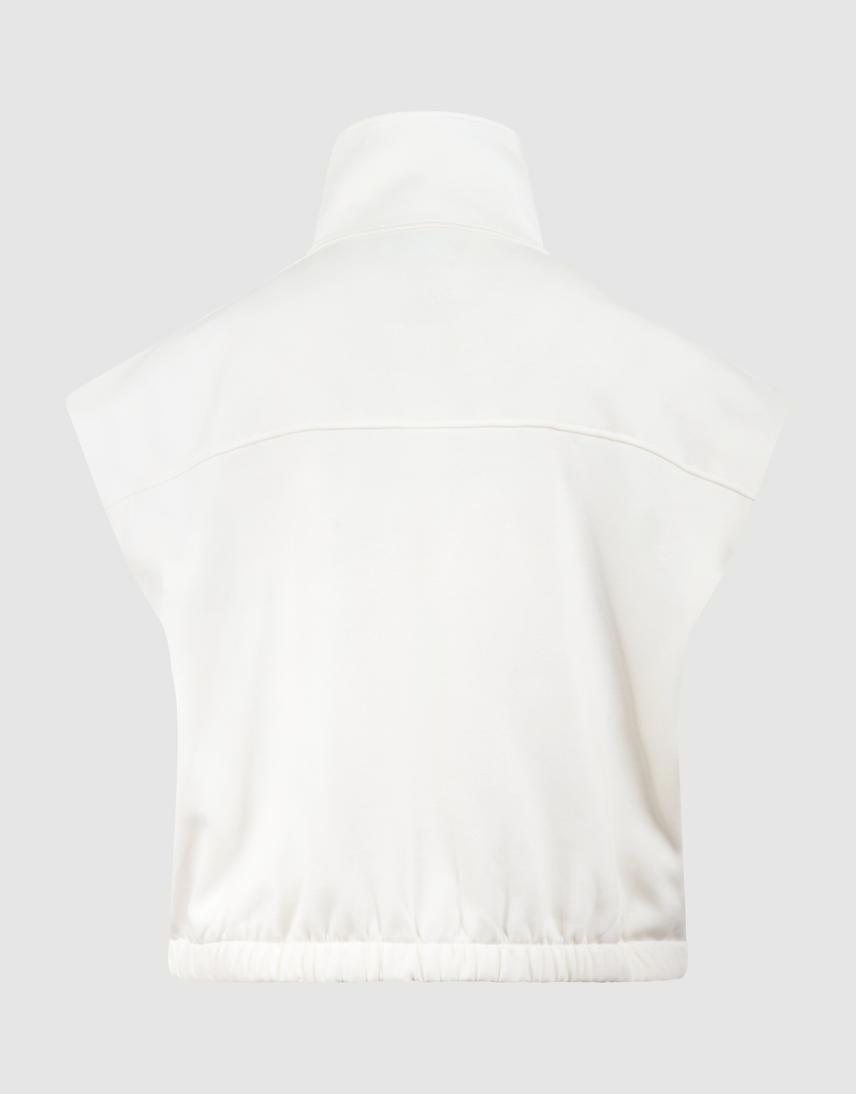 &Auml;rmelloser Sweatjacke Gebrochenes Wei&szlig; SHOEBY WOMEN