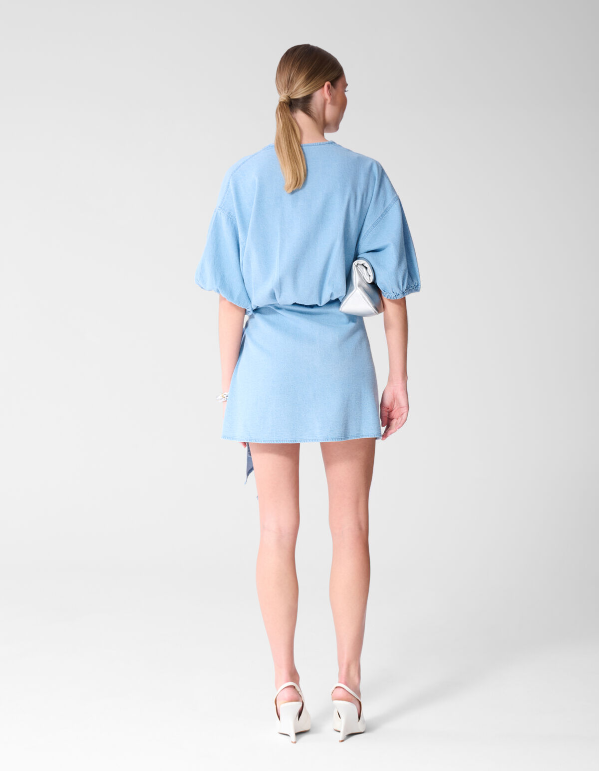 Mini Jeans Wickelkleid Blau SHOEBY WOMEN
