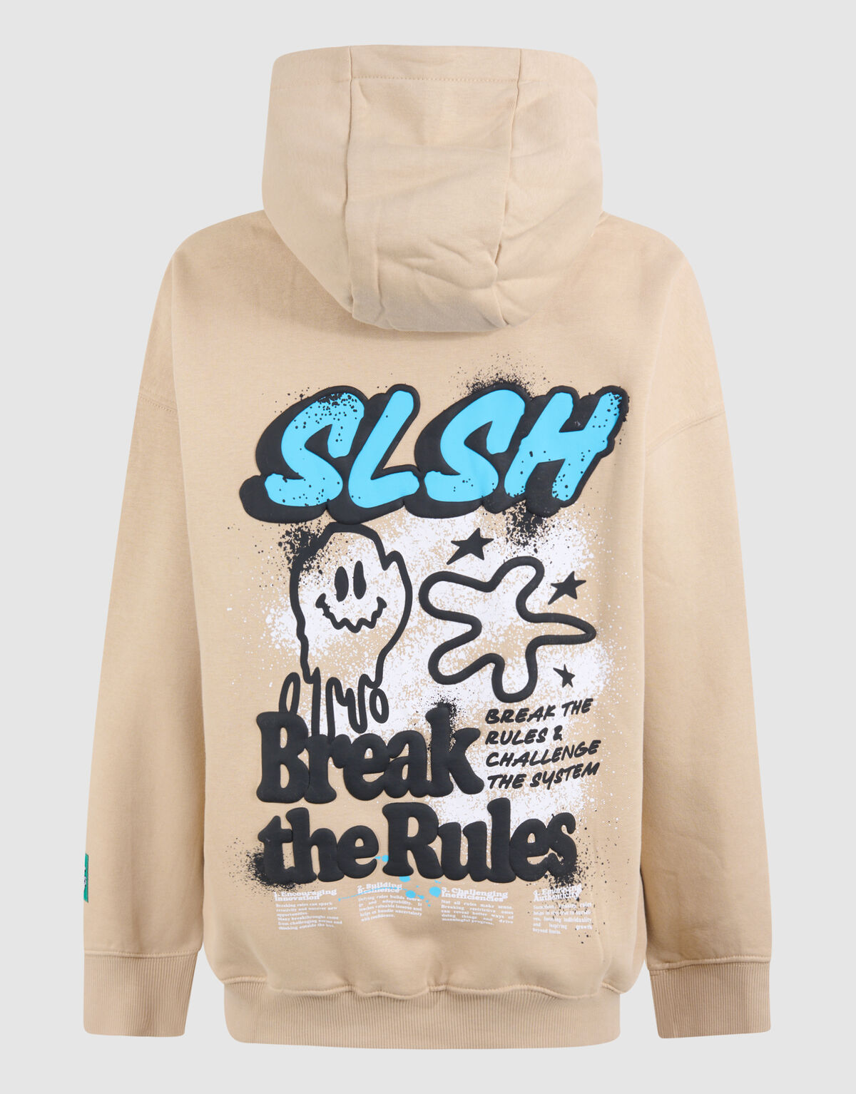 Regelbrecher Kunstwerk Kapuzenpullover Beige SHOEBY BOYS