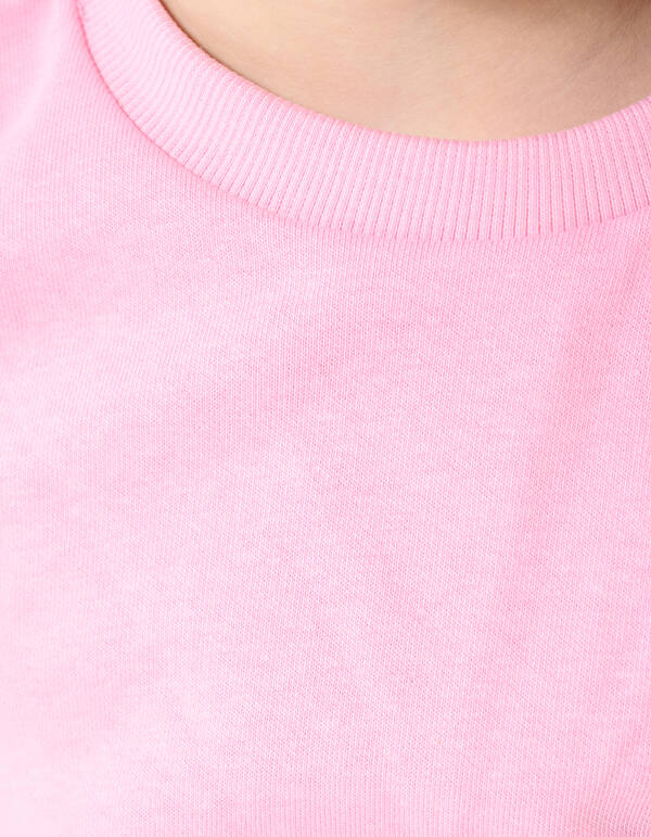 R&uuml;schen-Sweatshirt Hellrosa SHOEBY GIRLS