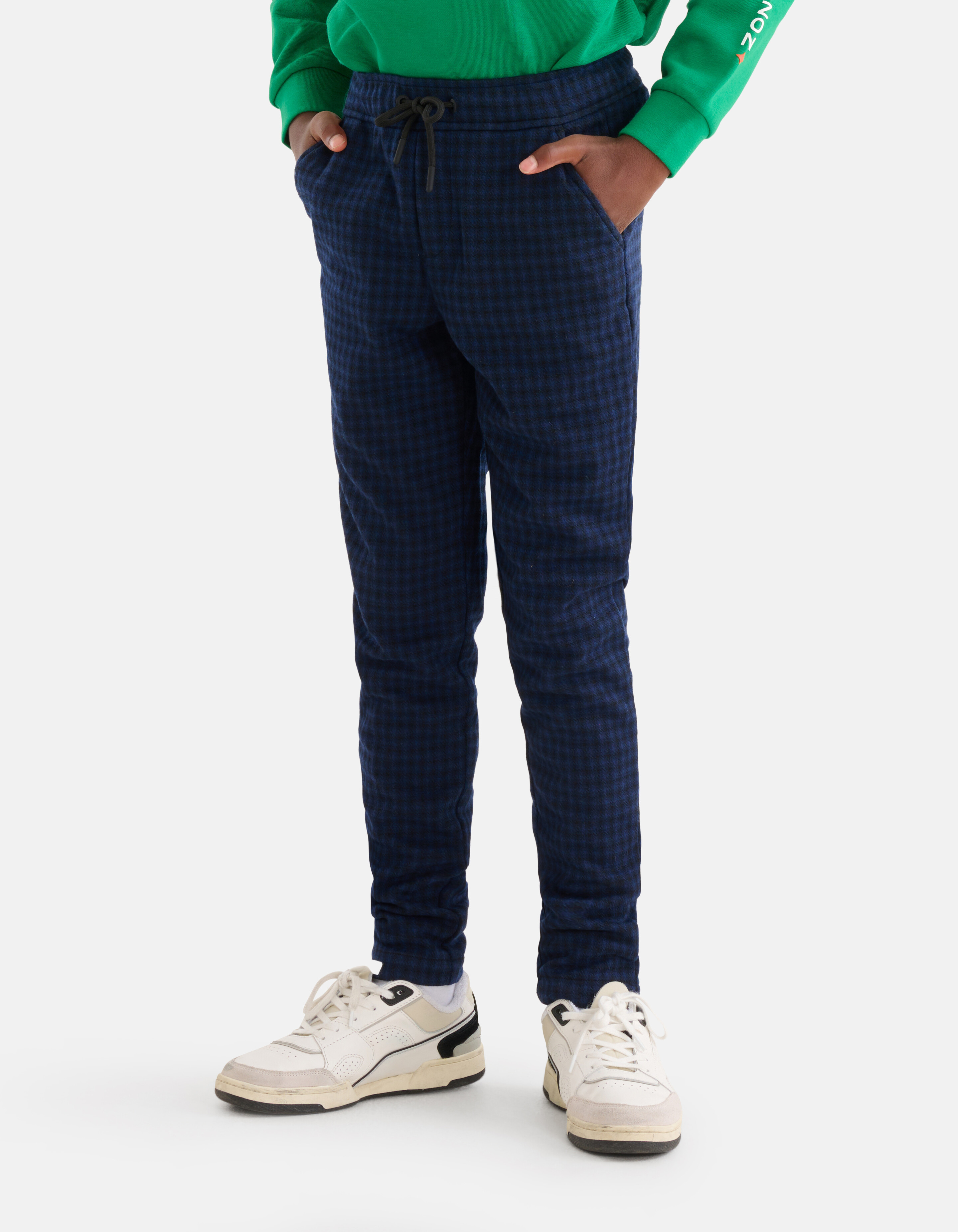 Karo-Hose Dunkelblau SHOEBY BOYS