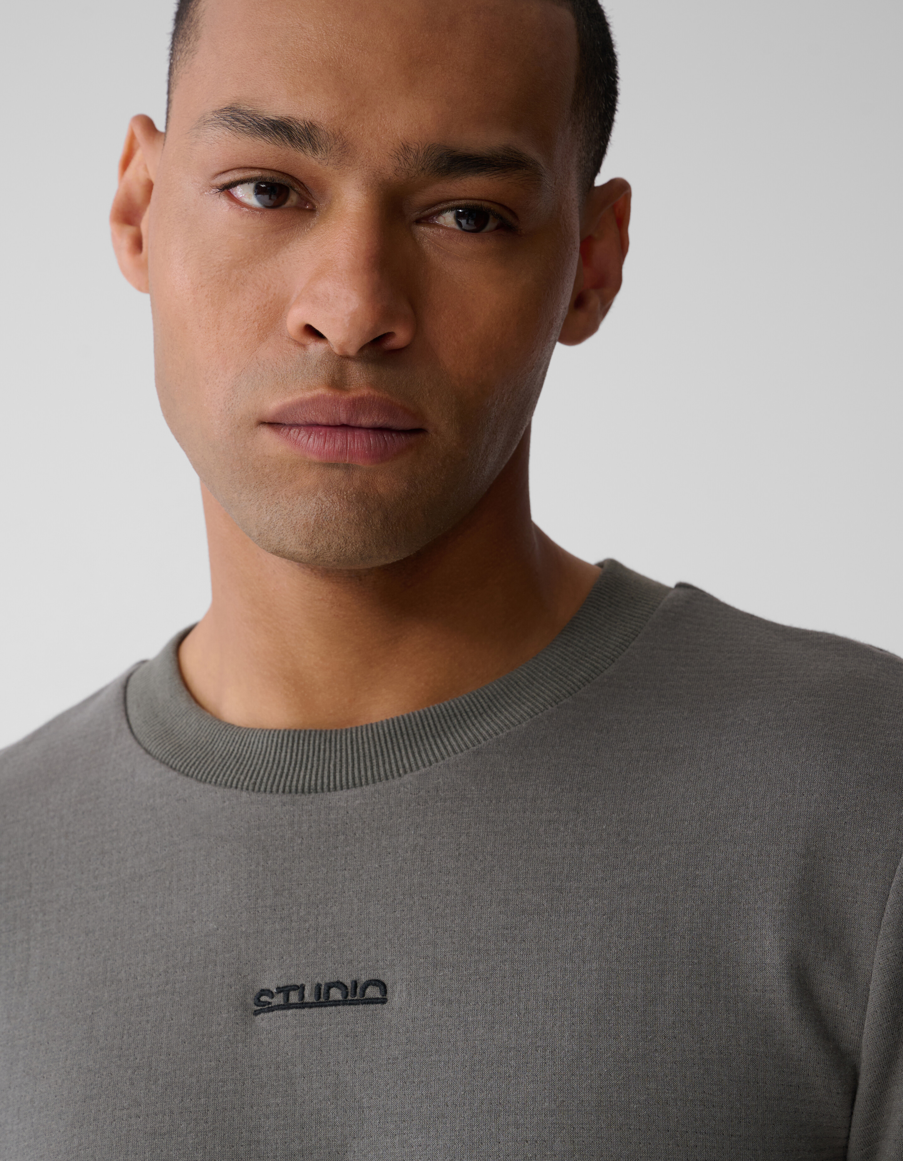 Studio Struktur T-Shirt Dunkelgrün SHOEBY MEN