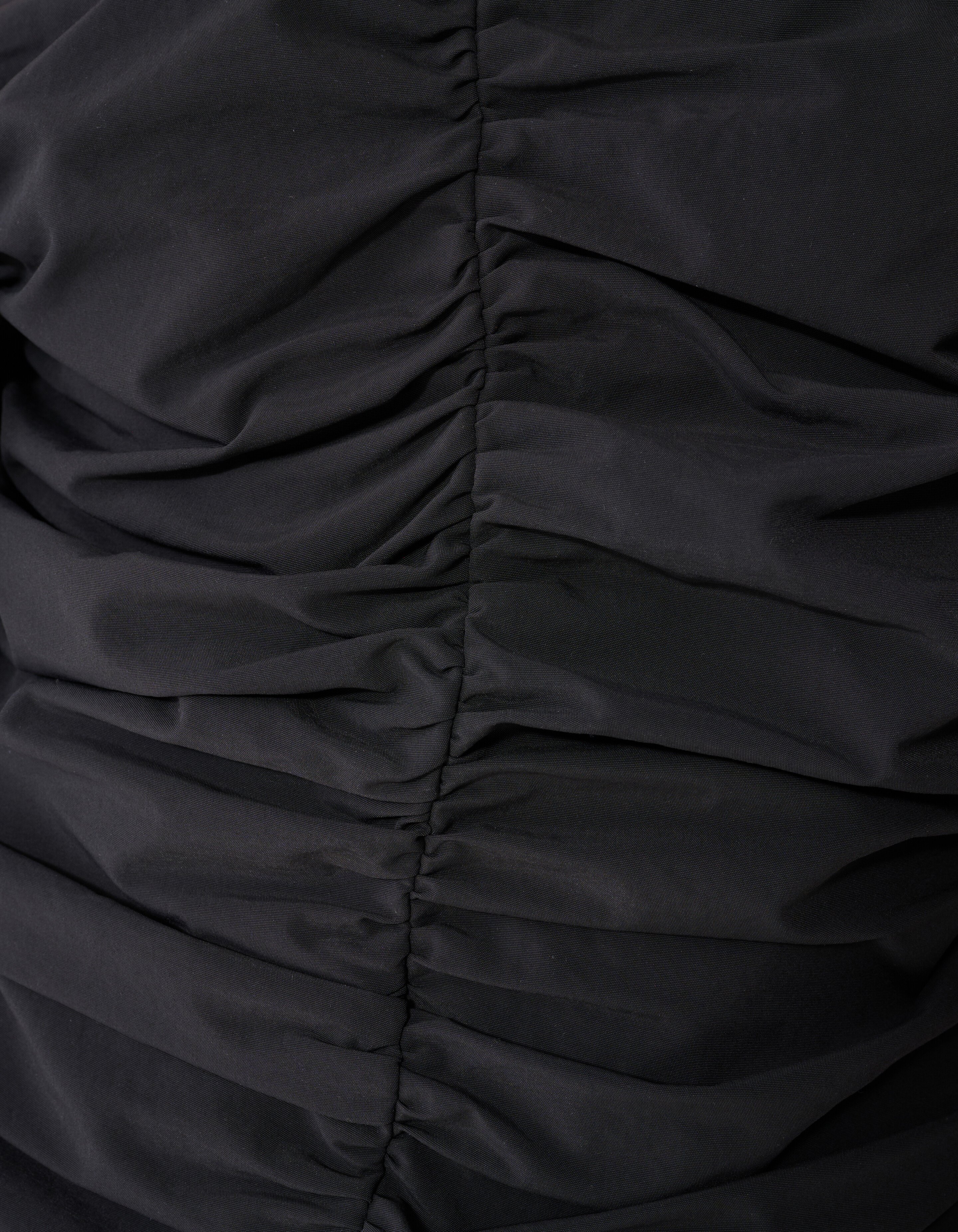 Gerafftes Off-Shoulder-Top Schwarz von Fred SHOEBY WOMEN