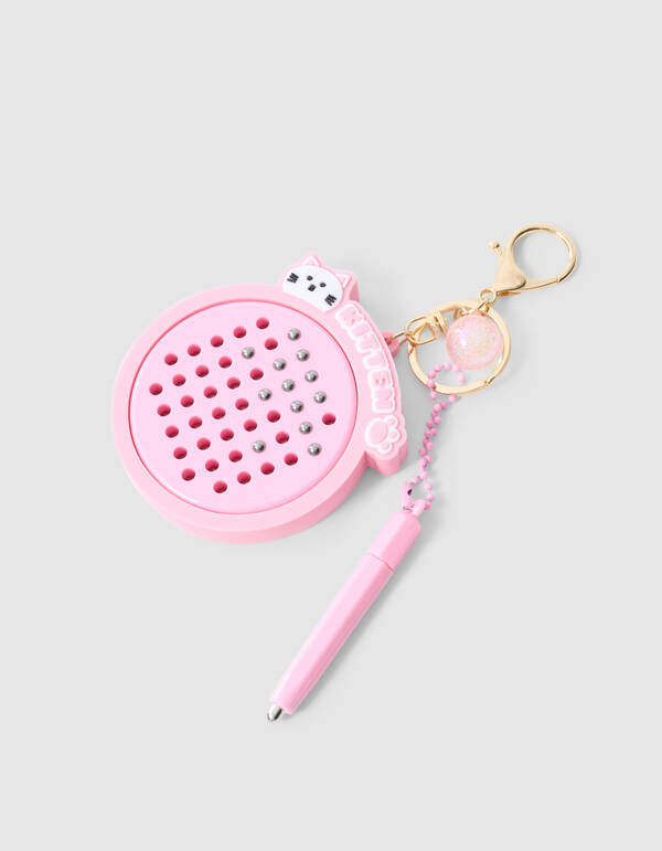 Kätzchen-Spiel-Schlüsselanhänger Hellrosa SHOEBY ACCESSOIRES